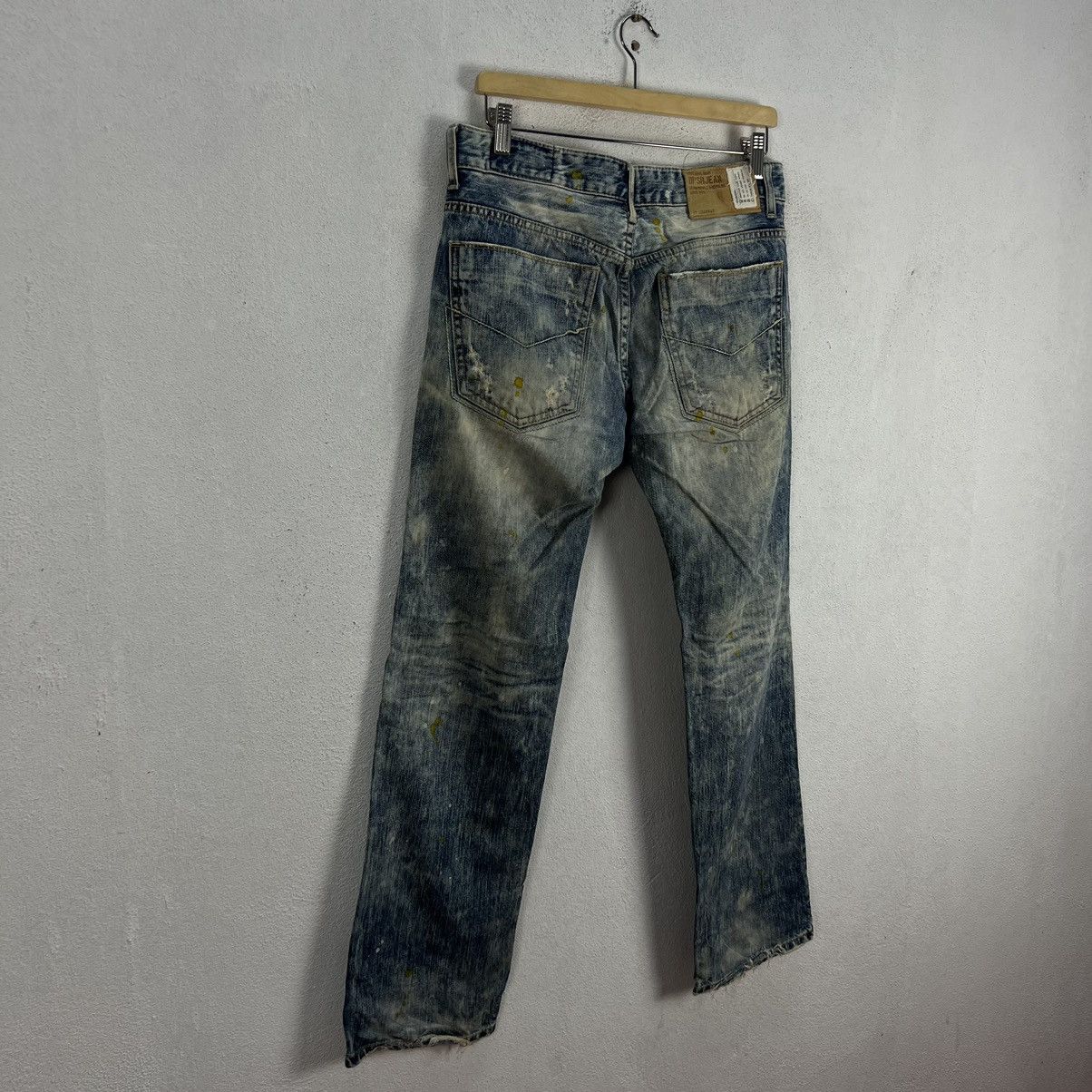 Japanese Brand VINTAGE DPSR JEAN DISTRESSED DENIM DESIGN JEANS Size US 34 / EU 50 - 11 Thumbnail