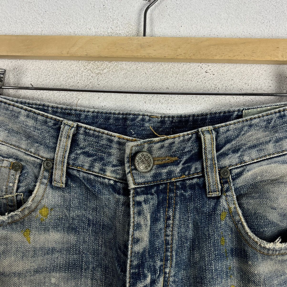 Japanese Brand VINTAGE DPSR JEAN DISTRESSED DENIM DESIGN JEANS Size US 34 / EU 50 - 8 Thumbnail