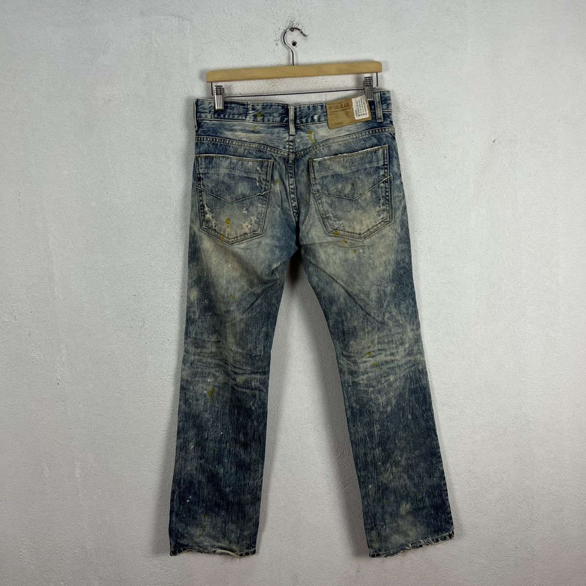 Japanese Brand VINTAGE DPSR JEAN DISTRESSED DENIM DESIGN JEANS Size US 34 / EU 50 - 10 Thumbnail