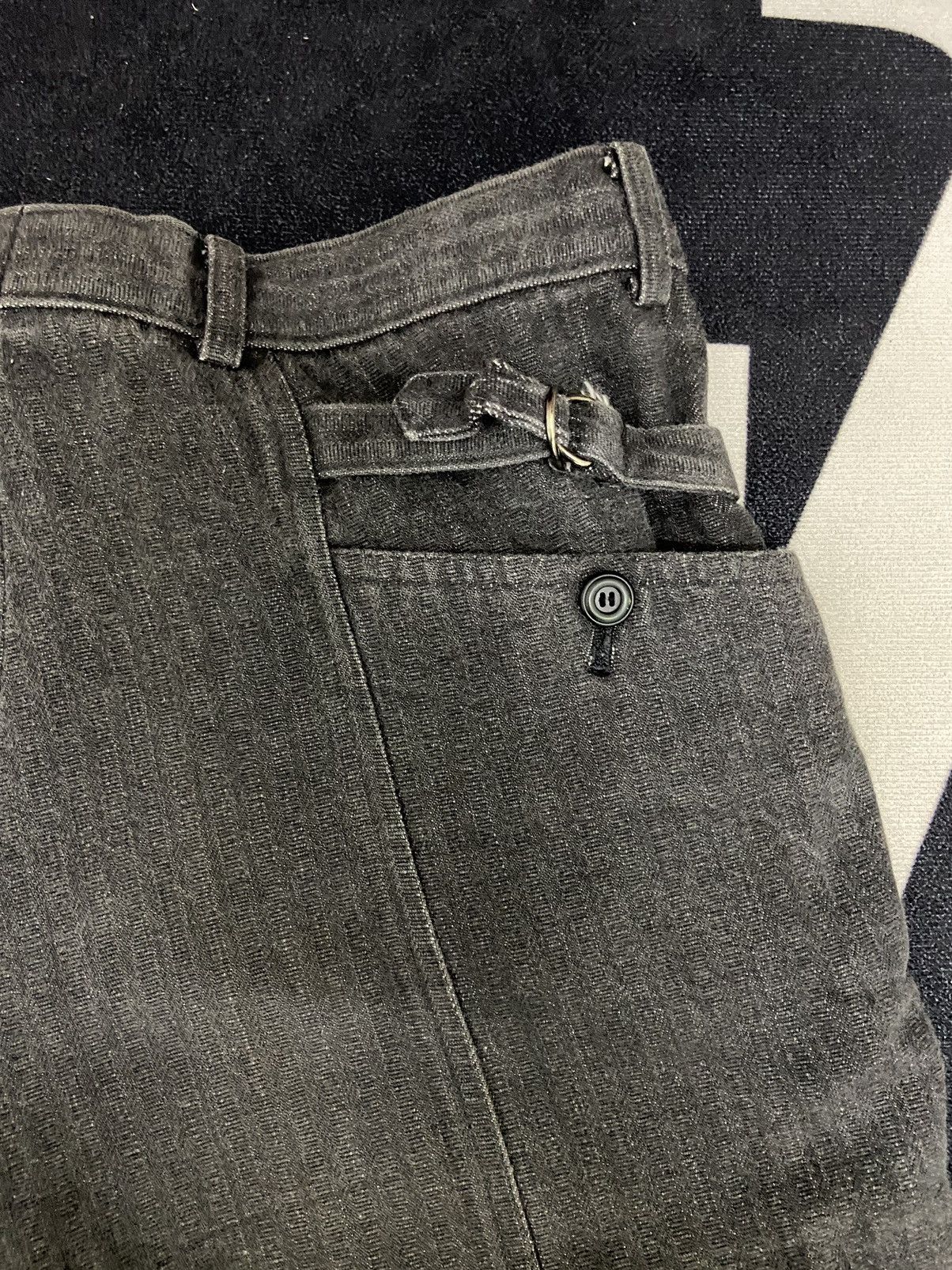 Vintage Zacken vintage denim rare design with buckel Size US 31 - 8 Thumbnail