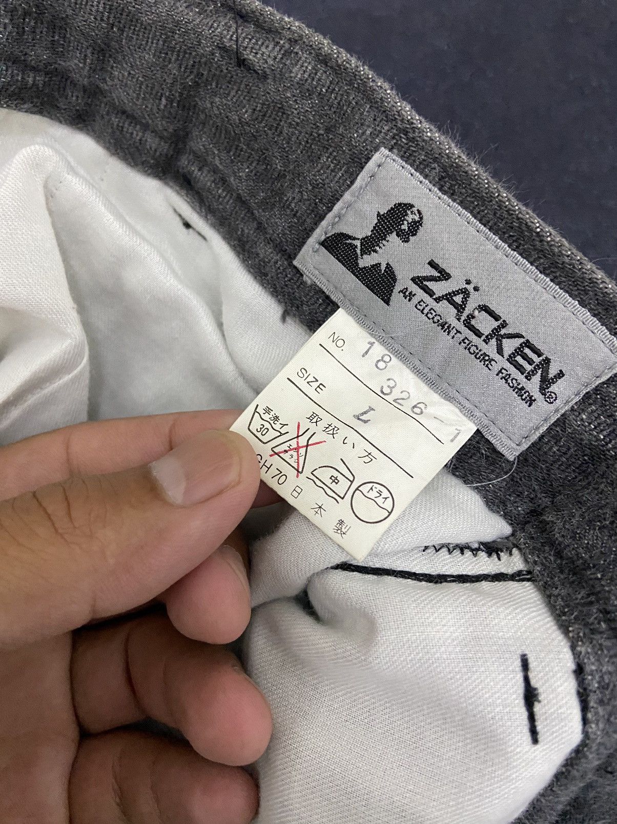 Vintage Zacken vintage denim rare design with buckel Size US 31 - 9 Thumbnail