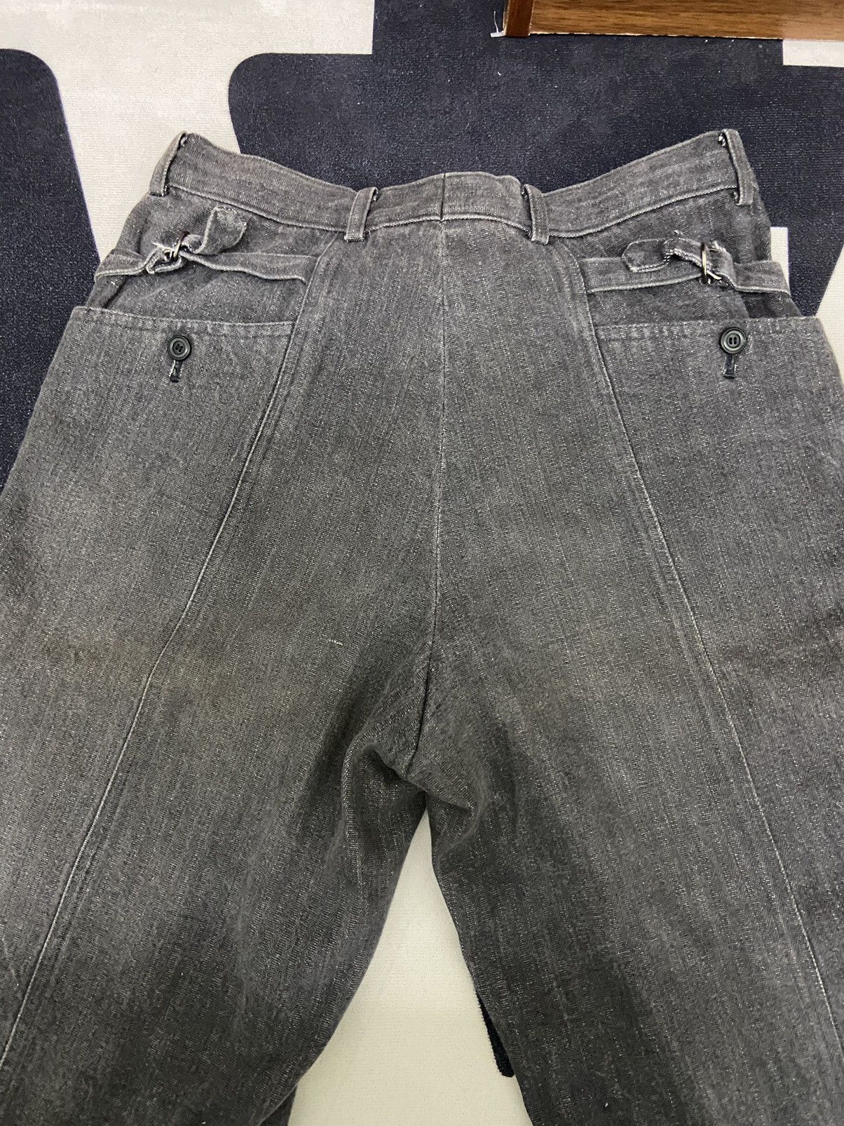 Vintage Zacken vintage denim rare design with buckel Size US 31 - 7 Thumbnail