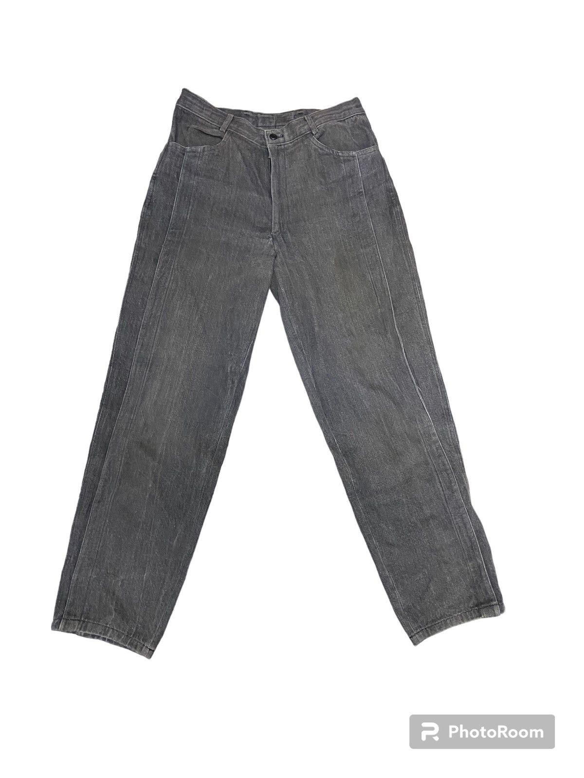 Vintage Zacken vintage denim rare design with buckel Size US 31 - 3 Thumbnail