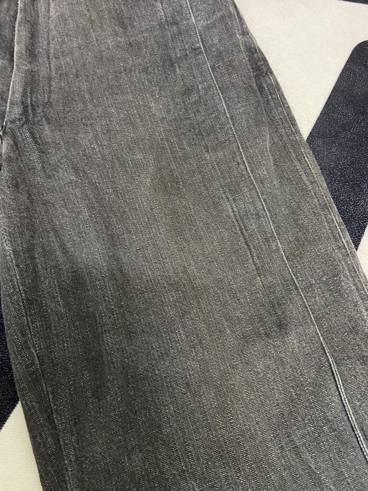 Vintage Zacken vintage denim rare design with buckel Size US 31 - 5 Thumbnail