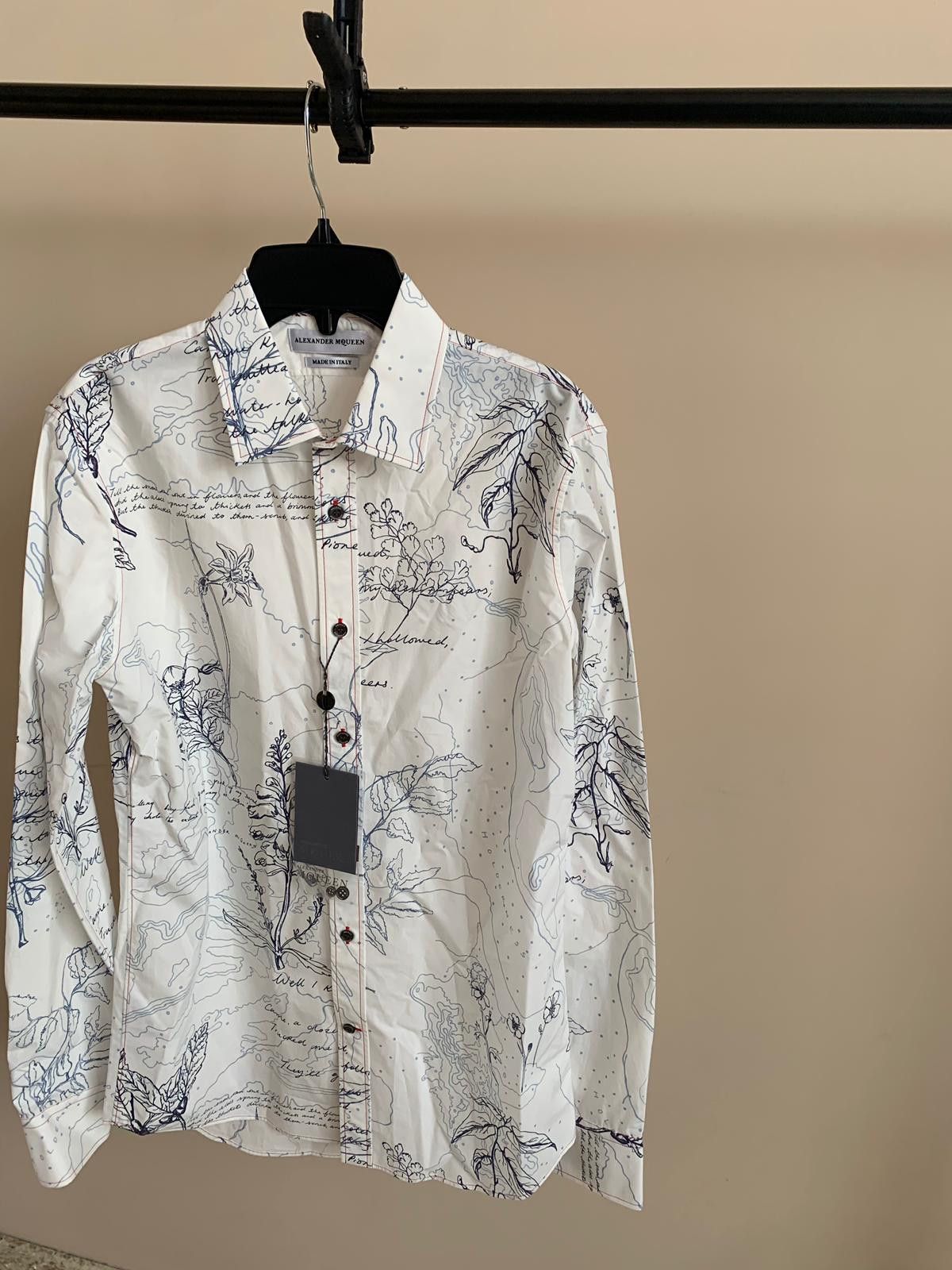 Alexander McQueen Expedition Journey Button Up in White Size US S / EU 44-46 / 1 - 12 Thumbnail