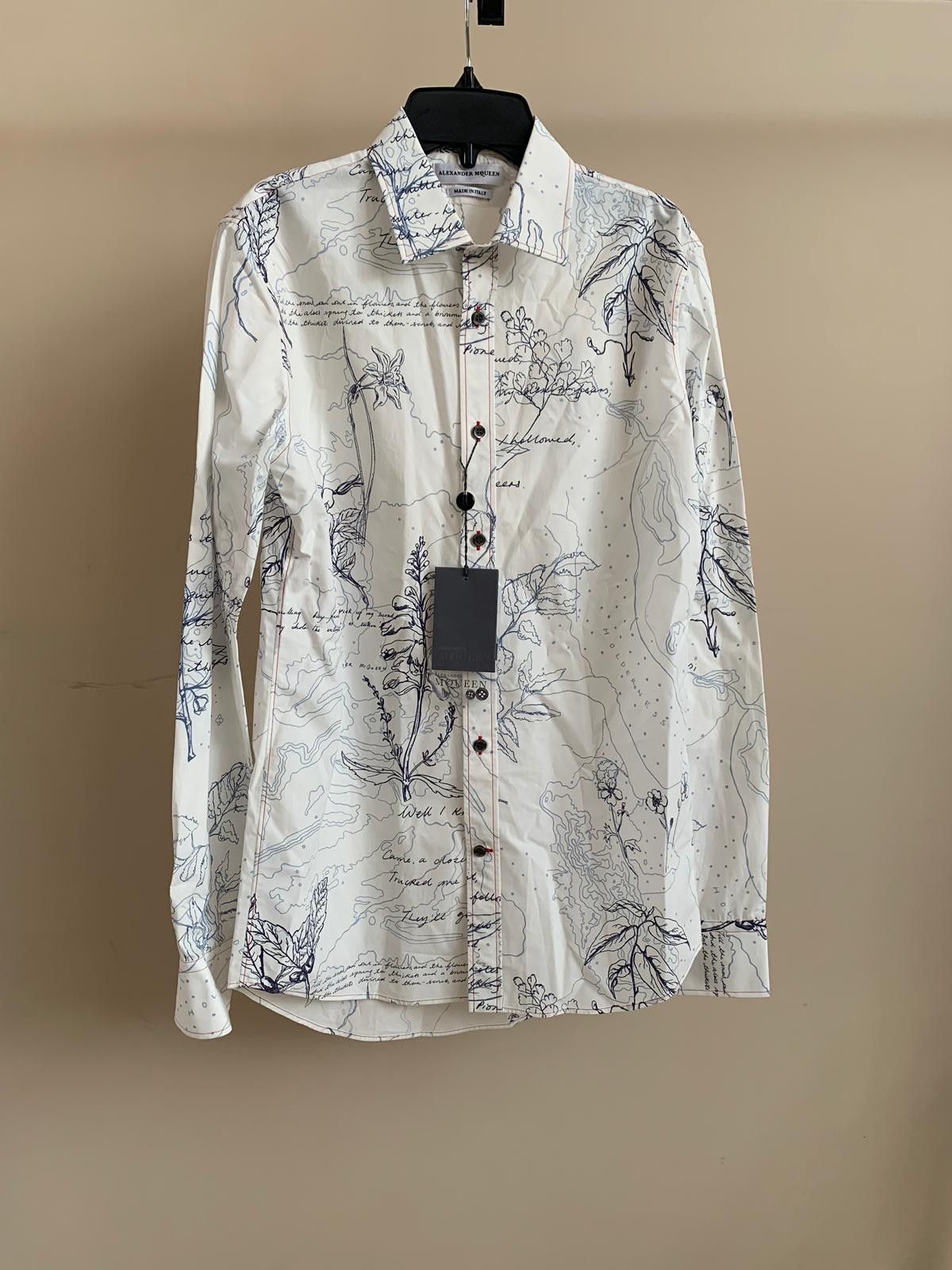 Alexander McQueen Expedition Journey Button Up in White Size US S / EU 44-46 / 1 - 2 Thumbnail