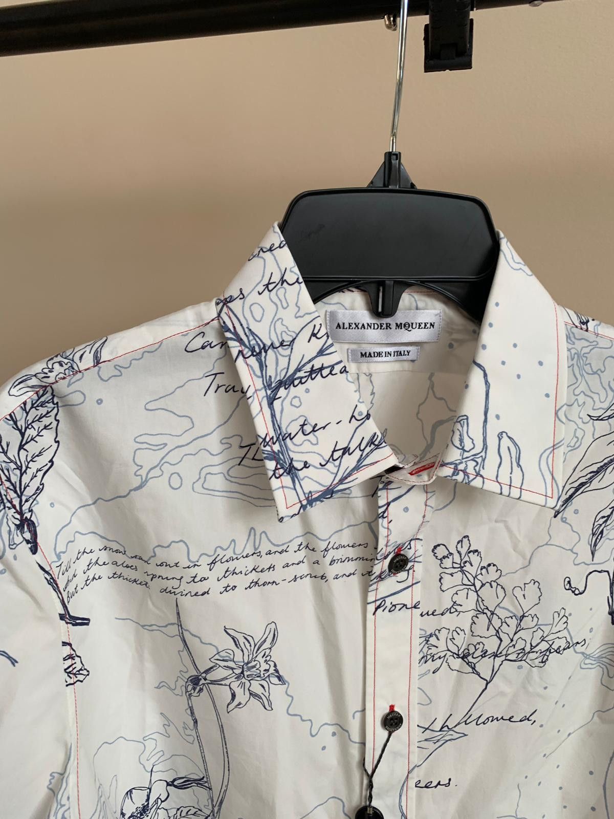 Alexander McQueen Expedition Journey Button Up in White Size US S / EU 44-46 / 1 - 11 Thumbnail