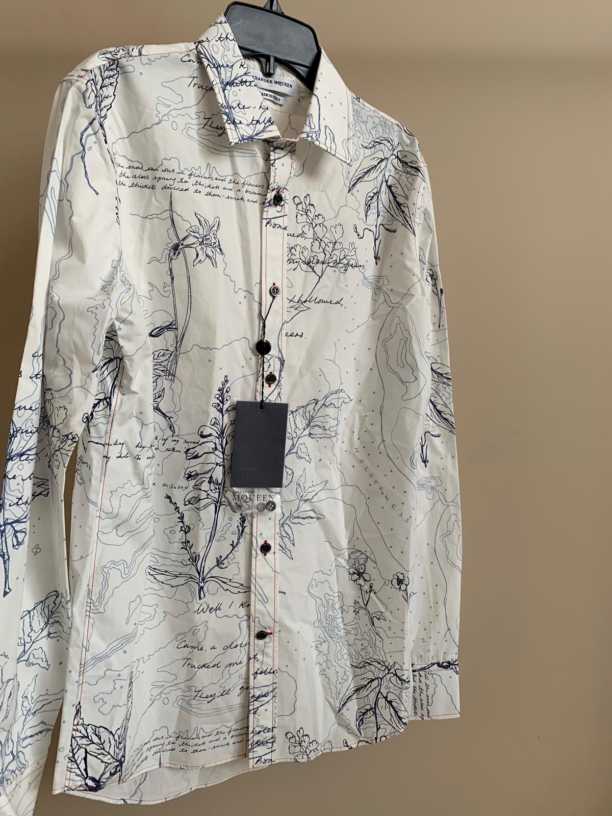 Alexander McQueen Expedition Journey Button Up in White Size US S / EU 44-46 / 1 - 8 Thumbnail