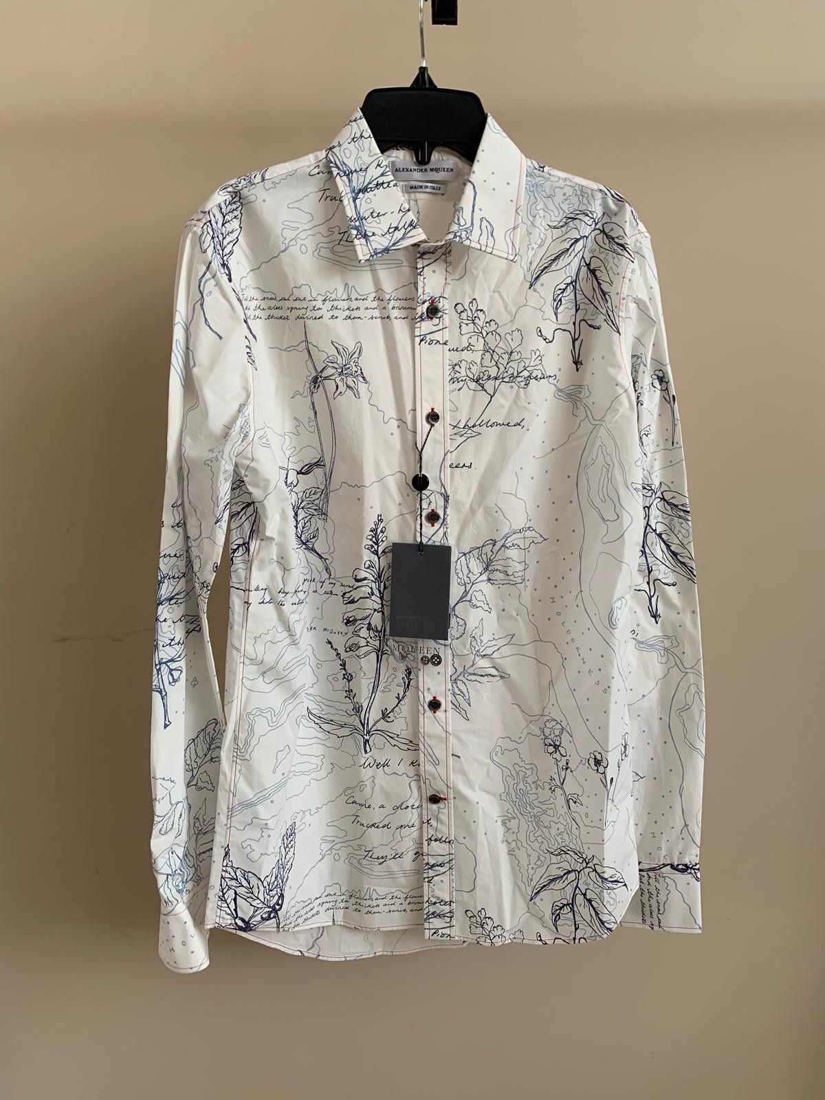 Alexander McQueen Expedition Journey Button Up in White Size US S / EU 44-46 / 1 - 4 Thumbnail
