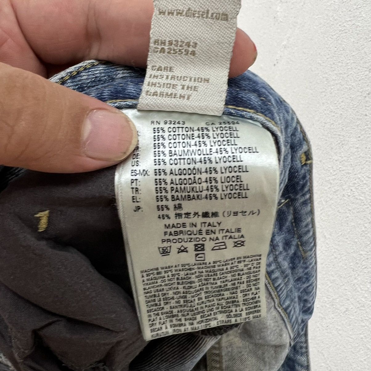 Japanese Brand VINTAGE BUSTER DIESEL REGULAR SLIM DISTRESSED DENIM Size US 36 / EU 52 - 15 Thumbnail