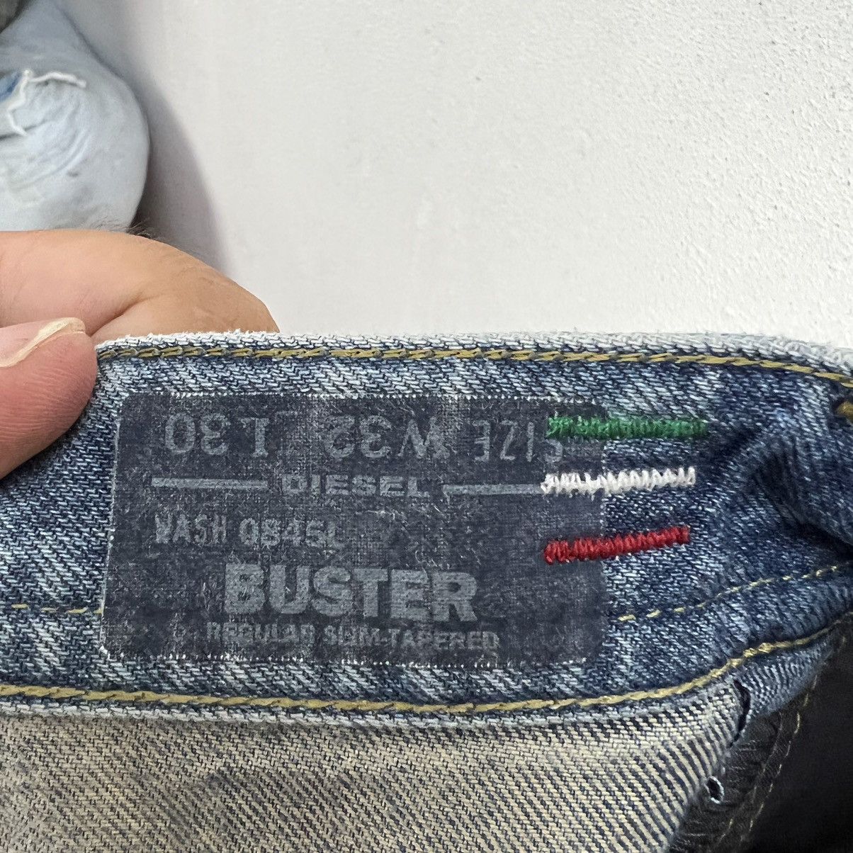 Japanese Brand VINTAGE BUSTER DIESEL REGULAR SLIM DISTRESSED DENIM Size US 36 / EU 52 - 13 Thumbnail