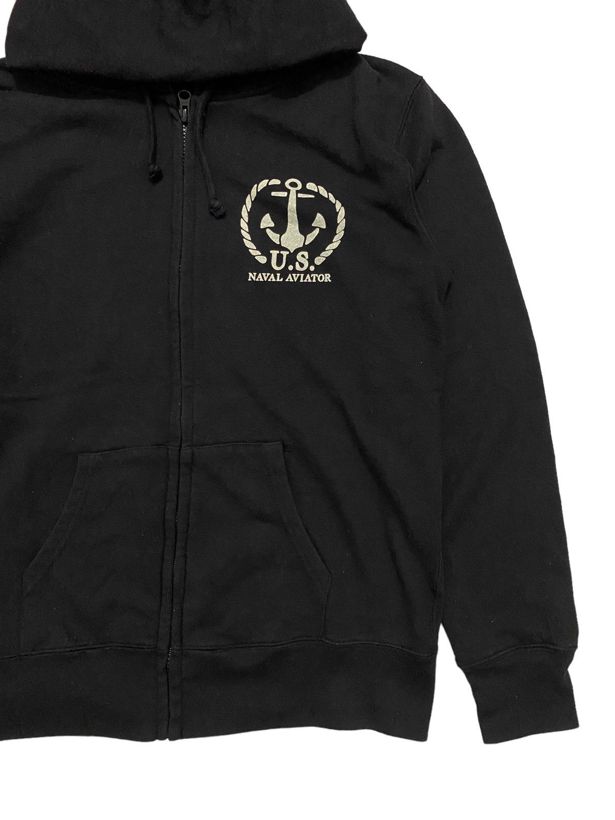 Avirex × Japanese Brand Avirex Naval Air Station Zip Up Hoodie Size US M / EU 48-50 / 2 - 4 Thumbnail