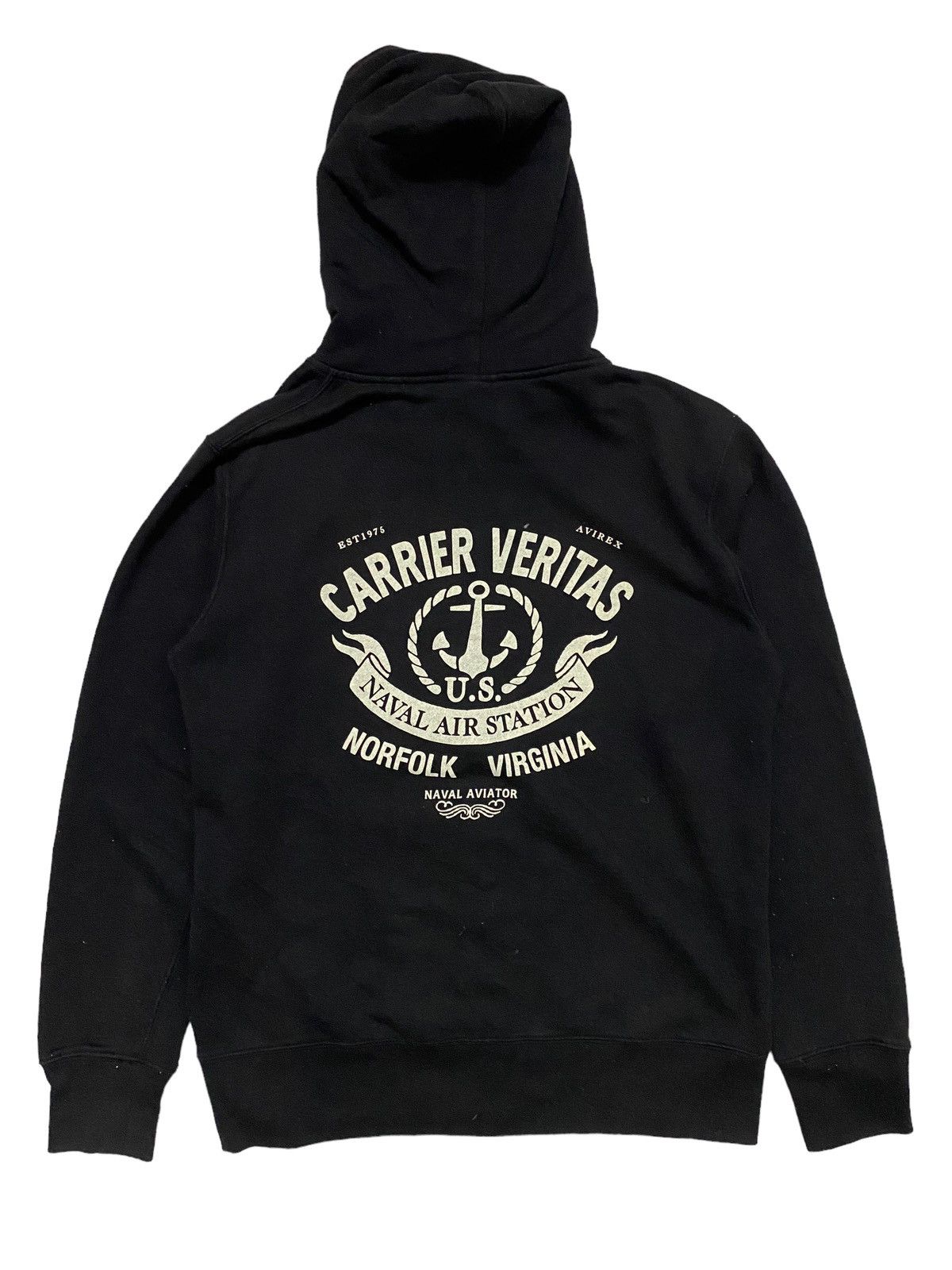 Avirex × Japanese Brand Avirex Naval Air Station Zip Up Hoodie Size US M / EU 48-50 / 2 - 16 Thumbnail