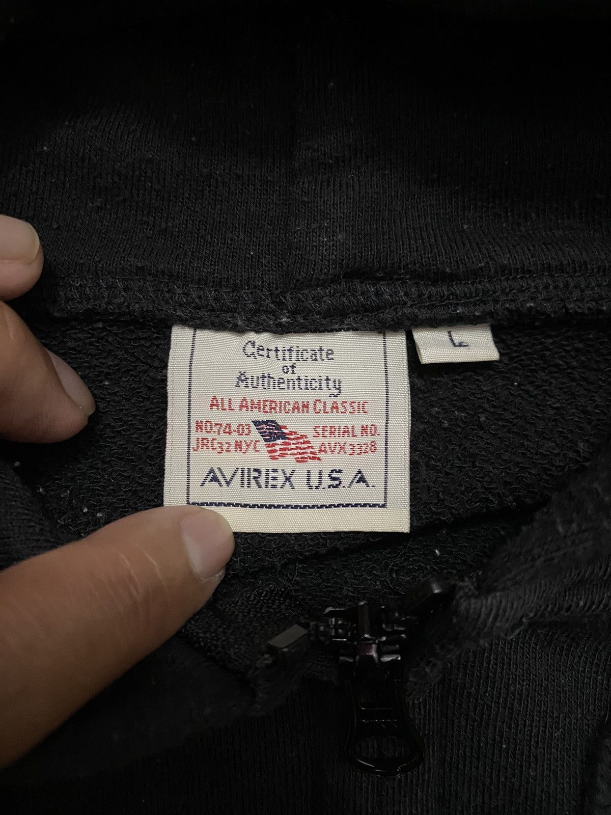 Avirex × Japanese Brand Avirex Naval Air Station Zip Up Hoodie Size US M / EU 48-50 / 2 - 7 Thumbnail