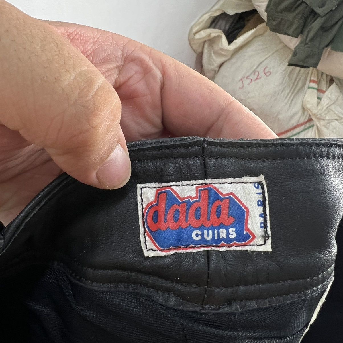 VINTAGE SOFT LEATHER PANTS RACER WEAR DADA CUIRS PARIS