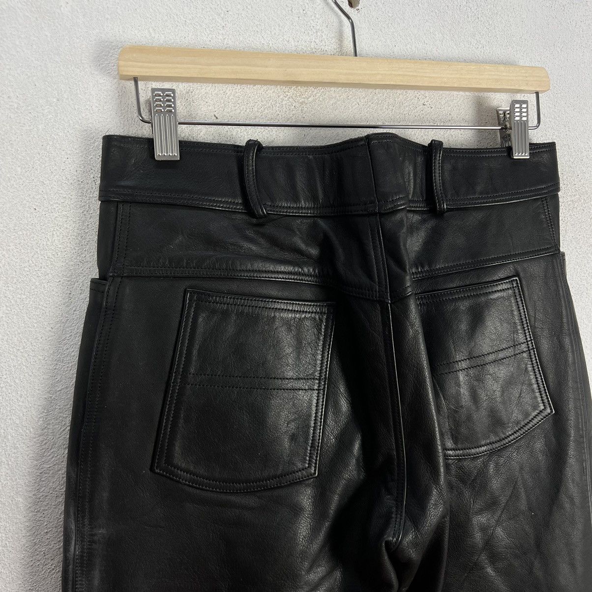 VINTAGE SOFT LEATHER PANTS RACER WEAR DADA CUIRS PARIS