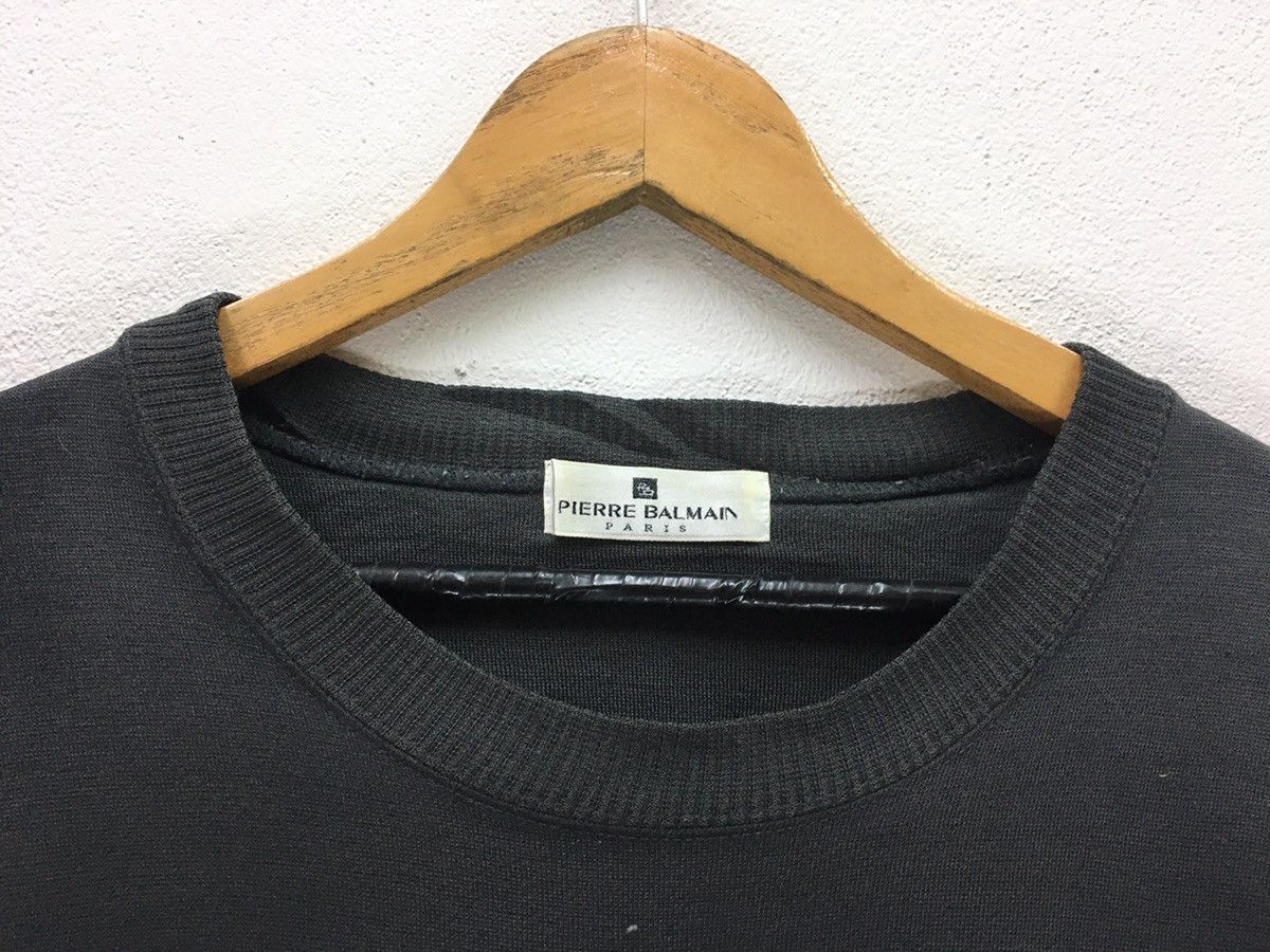Pierre Balmain × Vintage Vintage Pierre Balmain Embroidery Logo Sweatshirt Size US M / EU 48-50 / 2 - 5 Thumbnail