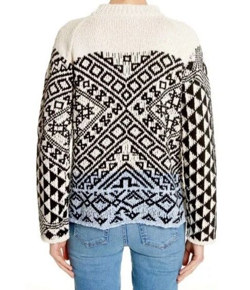 Acne Studios Acne Studios Rhia Jacquard Aztec Sweater knit Size XL / US 12-14 / IT 48-50 - 13 Thumbnail