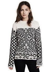 Acne Studios Acne Studios Rhia Jacquard Aztec Sweater knit Size XL / US 12-14 / IT 48-50 - 14 Thumbnail