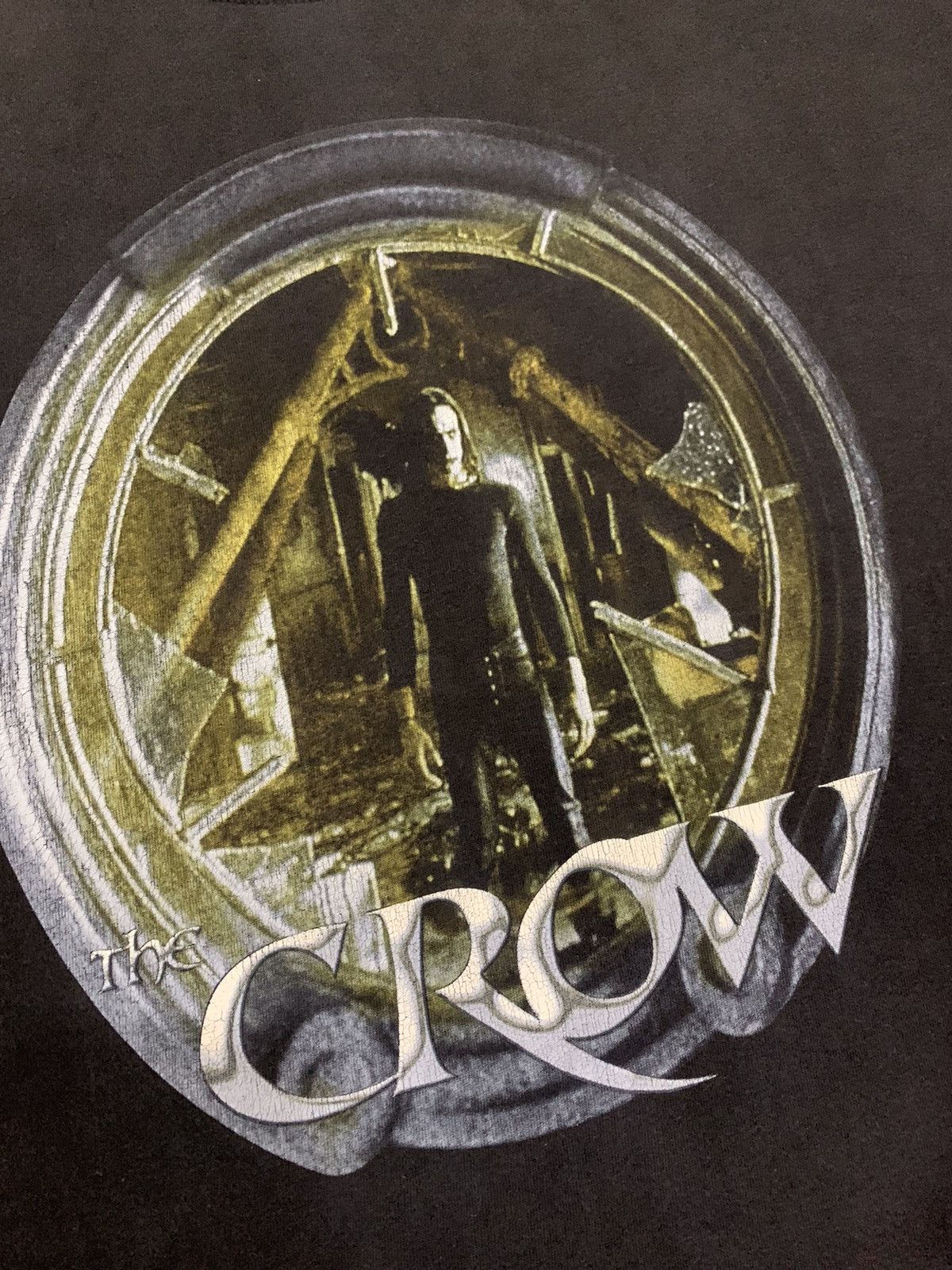 Vintage Vintage Movie The Crow Brandon Lee City Of Angel Size US L / EU 52-54 / 3 - 3 Thumbnail