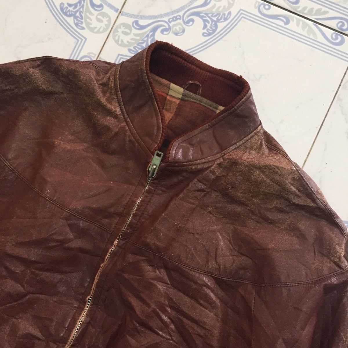 Japanese Brand Leather Jacket Size US M / EU 48-50 / 2 - 7 Thumbnail