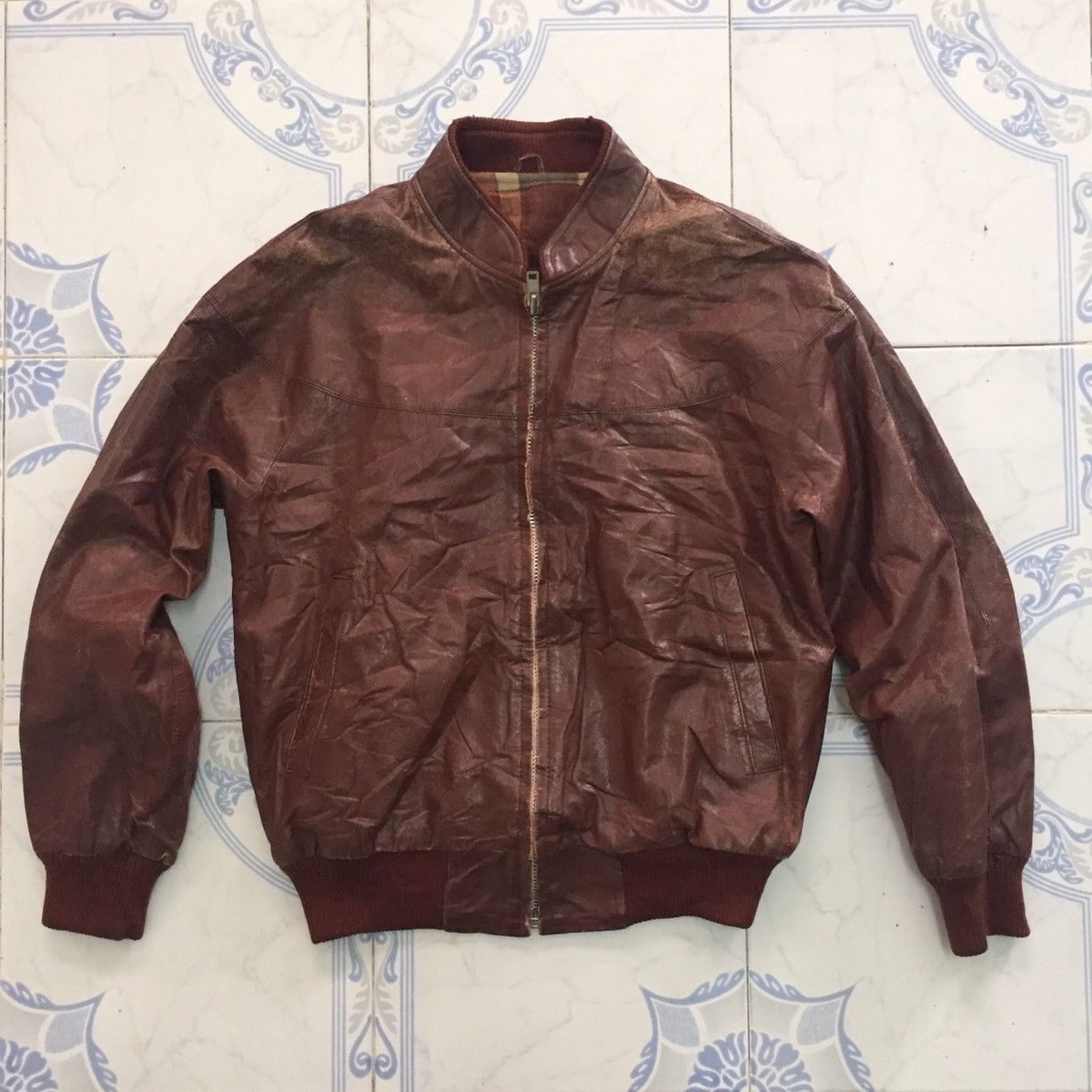 Japanese Brand Leather Jacket Size US M / EU 48-50 / 2 - 1 Thumbnail