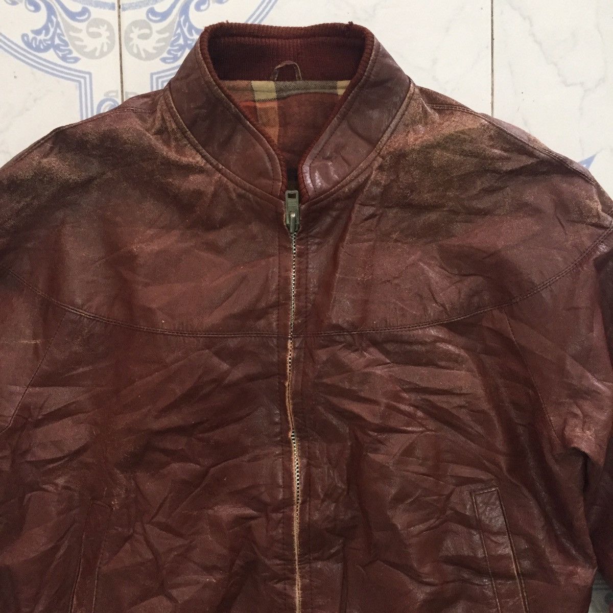 Japanese Brand Leather Jacket Size US M / EU 48-50 / 2 - 4 Thumbnail