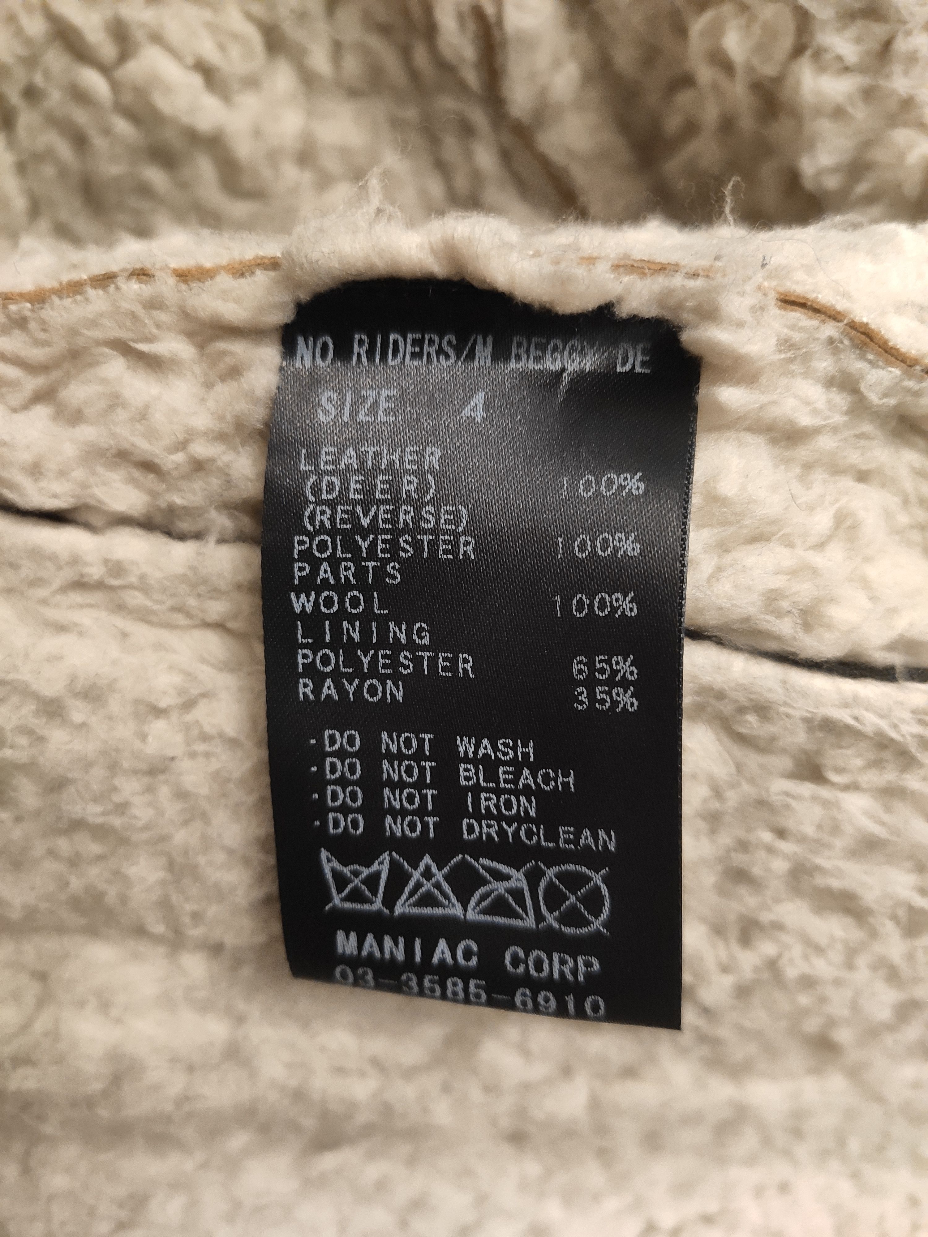 If Six Was Nine GRAIL! Deer leather jacket.Like Rick Owems or Guidi Size US L / EU 52-54 / 3 - 6 Thumbnail