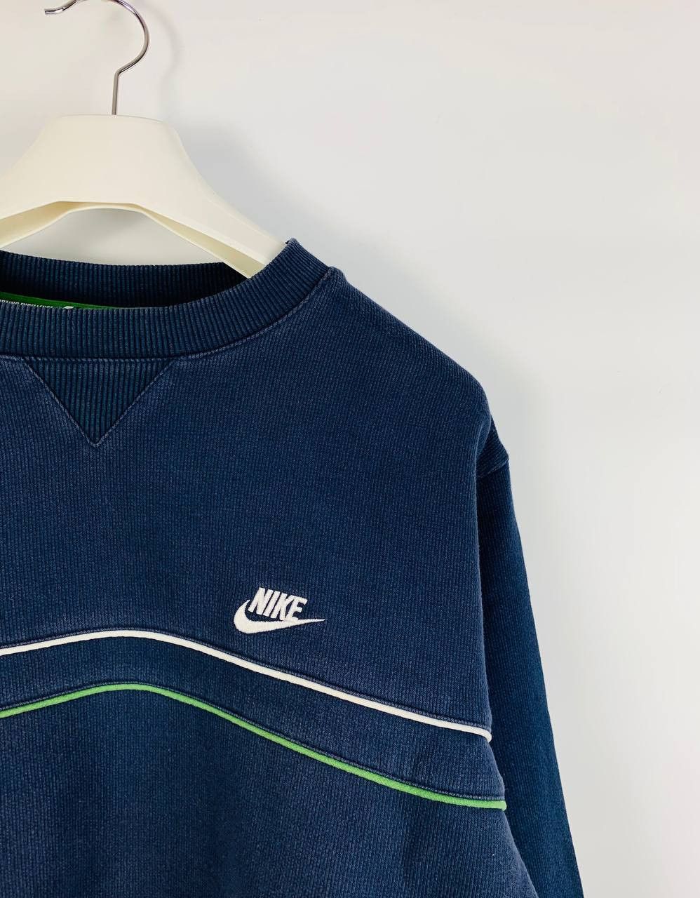 Nike Nike Vintage sweatshirt blue cotton L Size US L / EU 52-54 / 3 - 4 Thumbnail