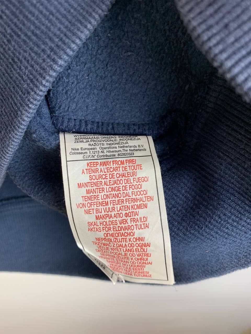 Nike Nike Vintage sweatshirt blue cotton L Size US L / EU 52-54 / 3 - 8 Thumbnail
