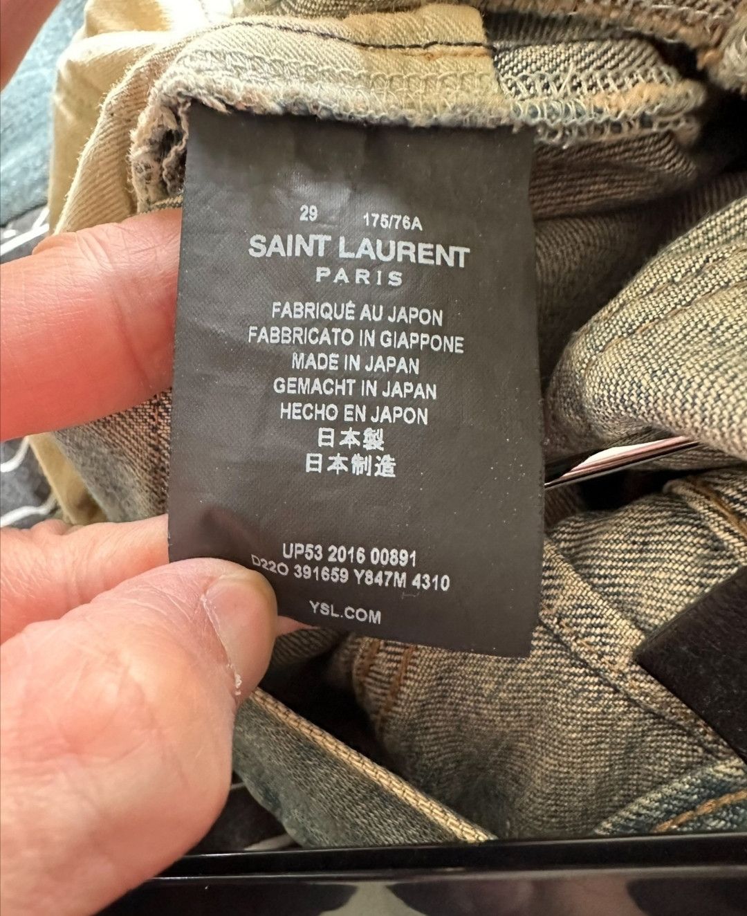 Saint Laurent Paris Saint Laurent d02 great damage jeans Size US 29 - 5 Thumbnail