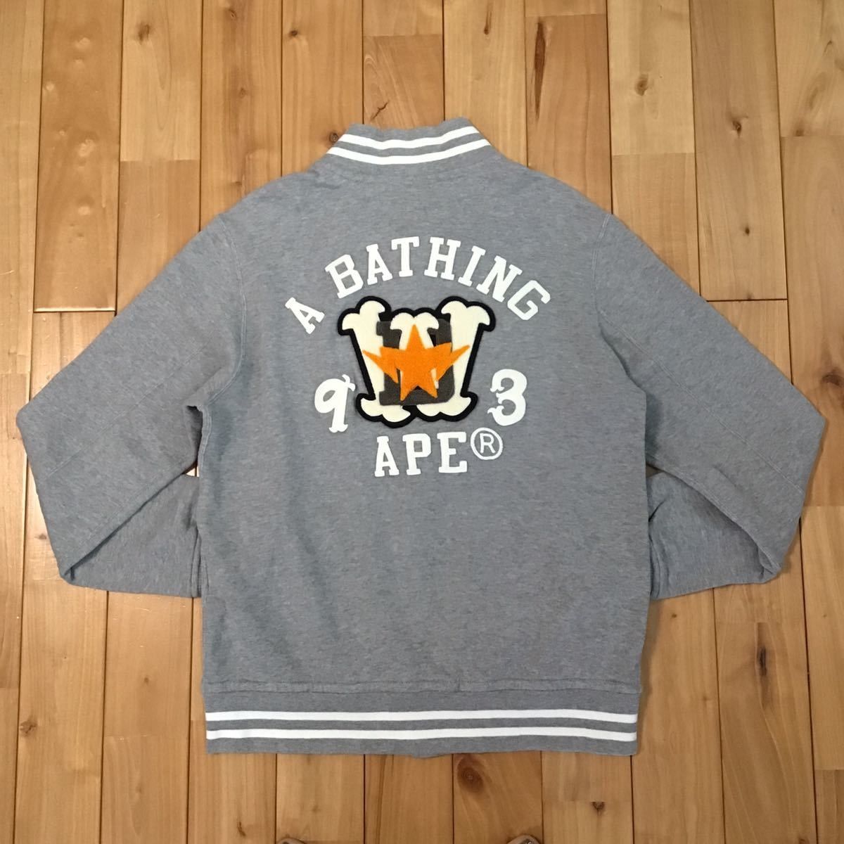 Bape BAPESTA emblem sweat varsity jacket bomber Size US S / EU 44-46 / 1 - 3 Thumbnail