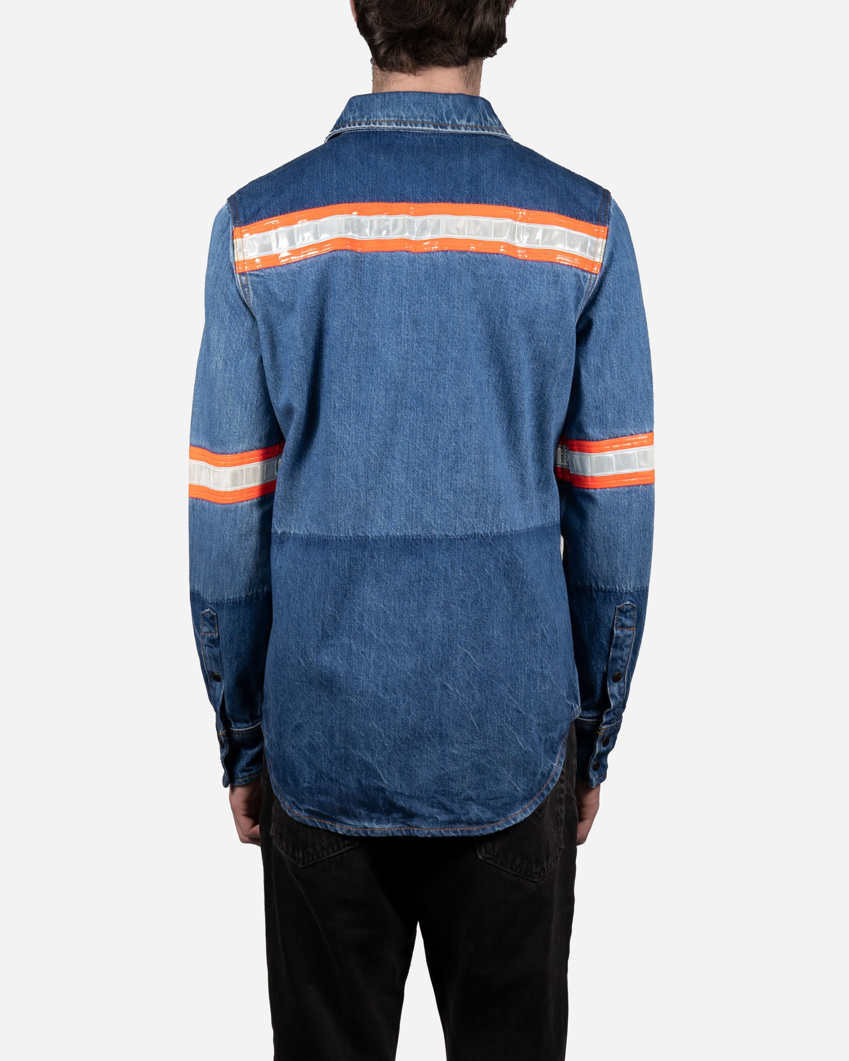 CK205W39NYC BY RAF SIMONS Reflective Denim Jacket