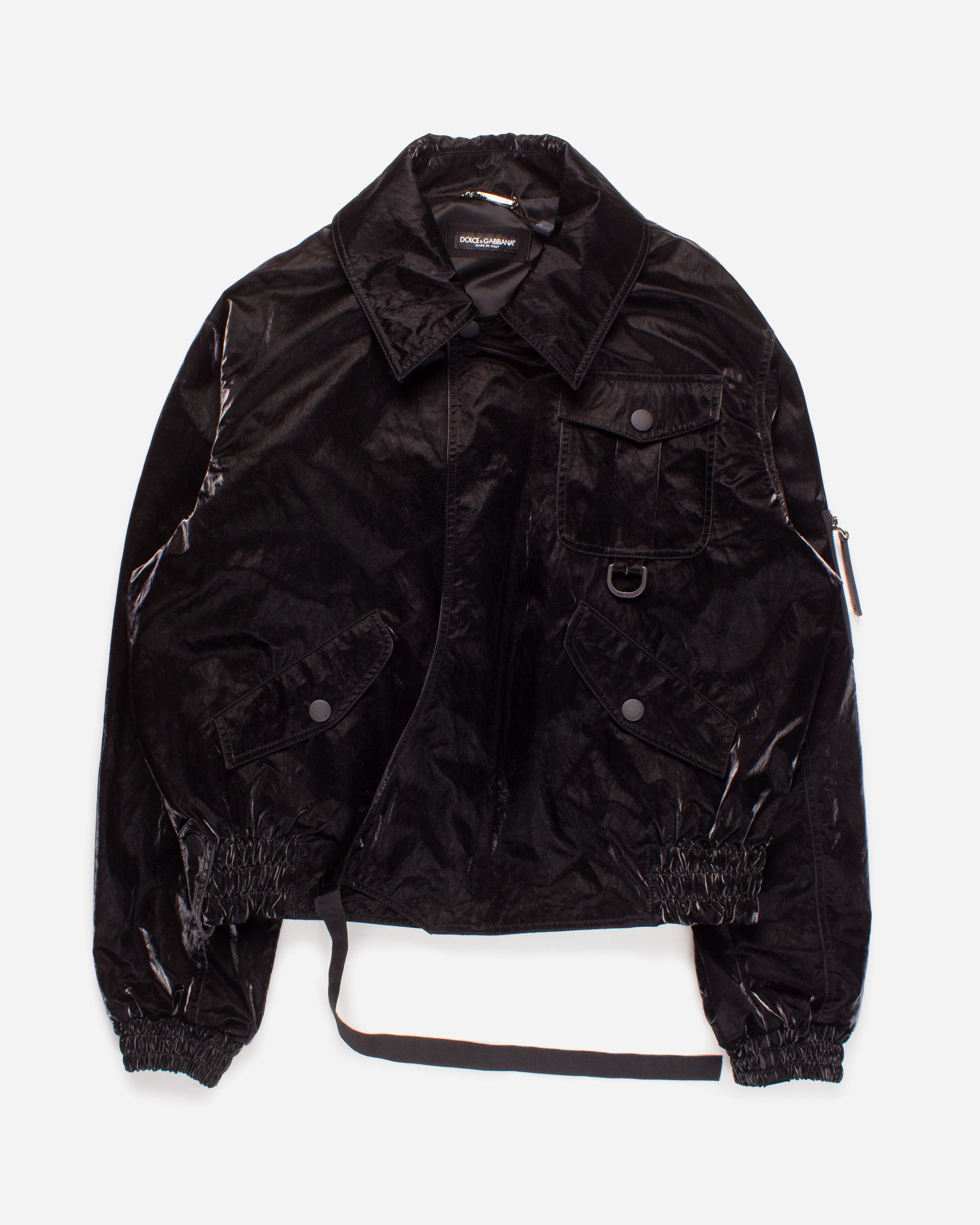 Dolce & Gabbana DOLCE & GABBANA Satin Bomber Jacket Size US L / EU 52-54 / 3 - 1 Thumbnail