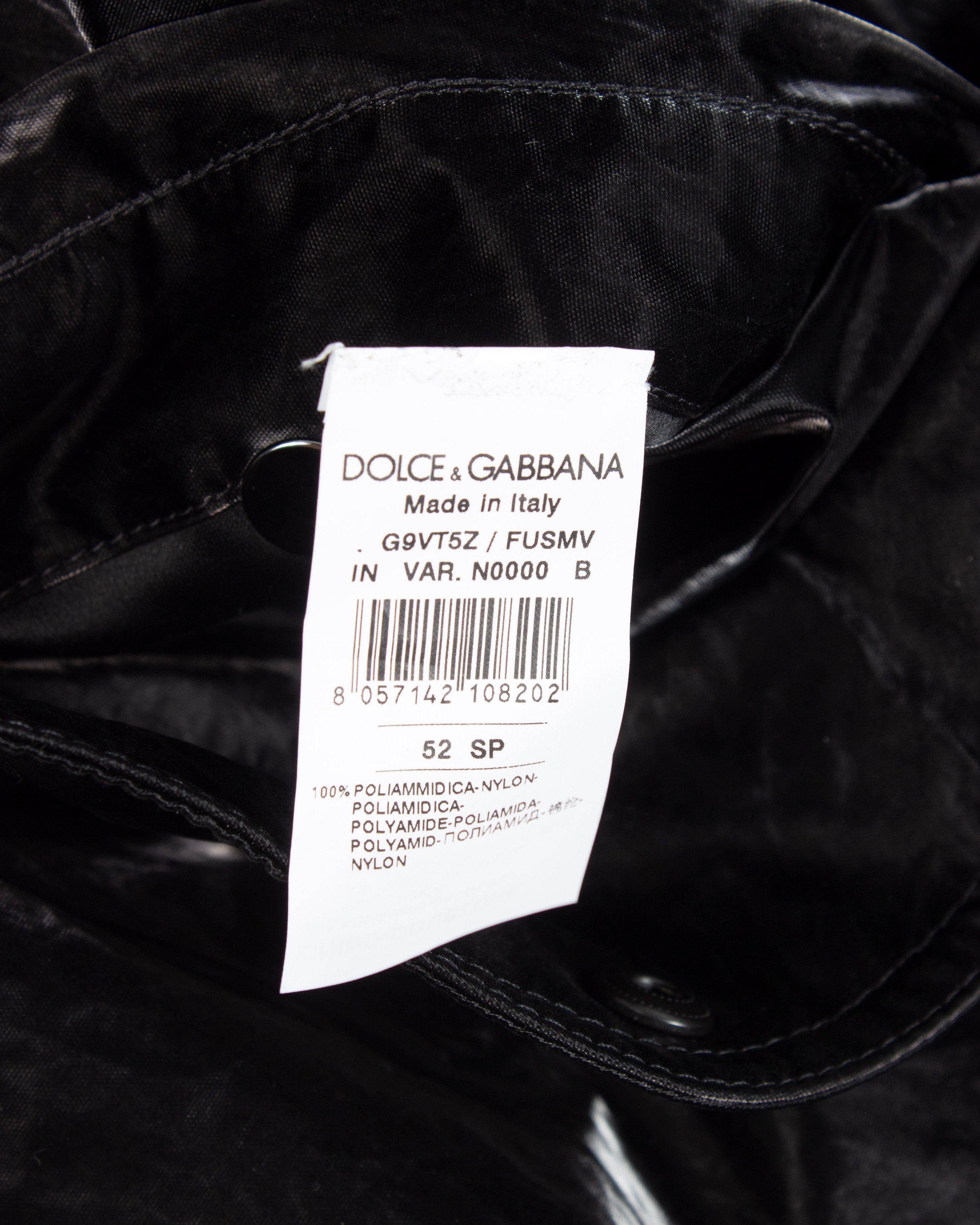 Dolce & Gabbana DOLCE & GABBANA Satin Bomber Jacket Size US L / EU 52-54 / 3 - 11 Thumbnail