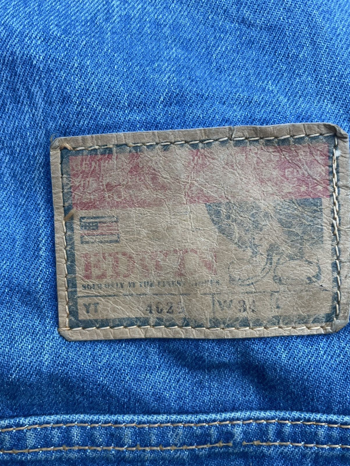Edwin Vintage Edwin Lot 4029 Denim Overall Size US 33 - 13 Thumbnail
