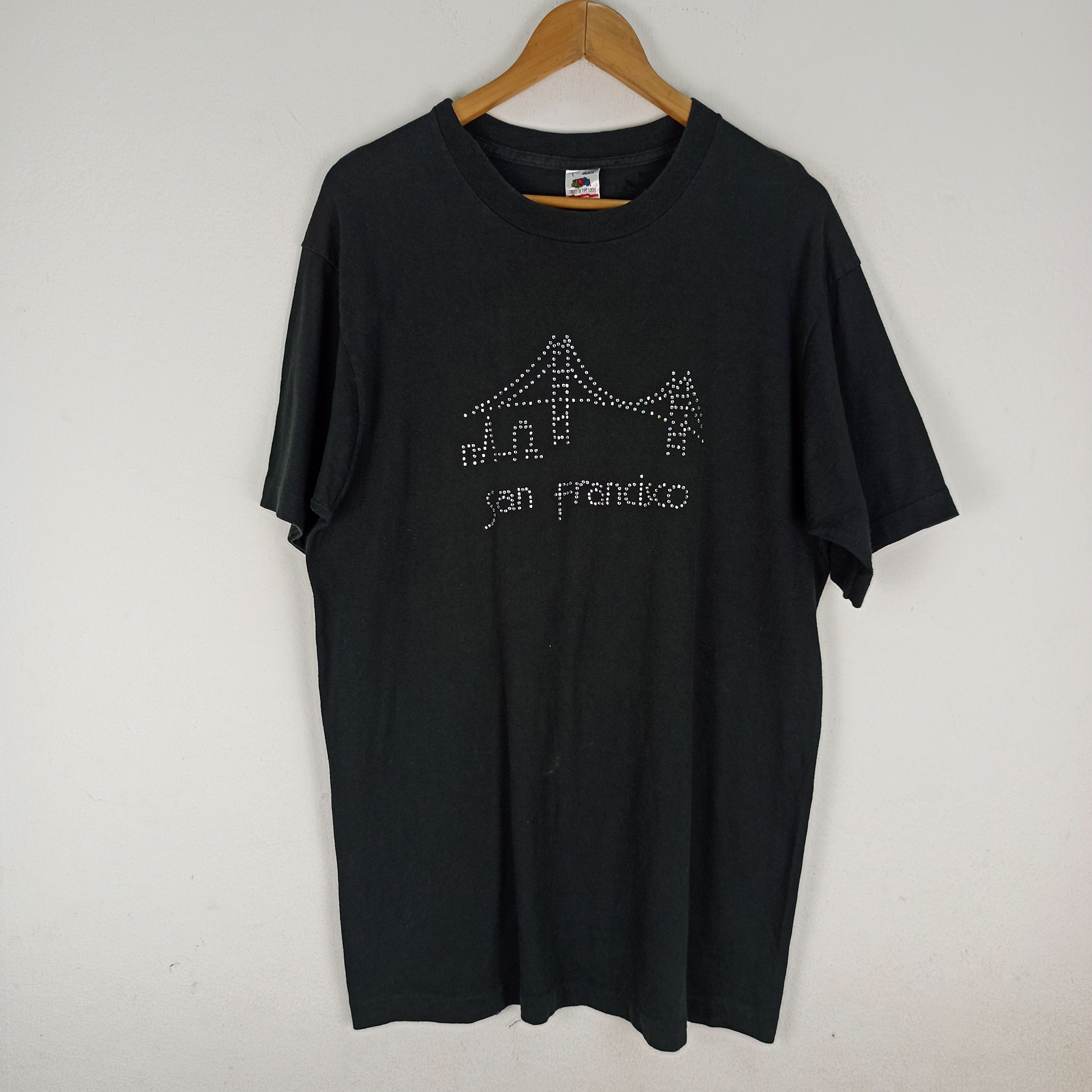 Fruit Of The Loom Vintage San Francisco Logo Cristal Tee Size US L / EU 52-54 / 3 - 1 Thumbnail