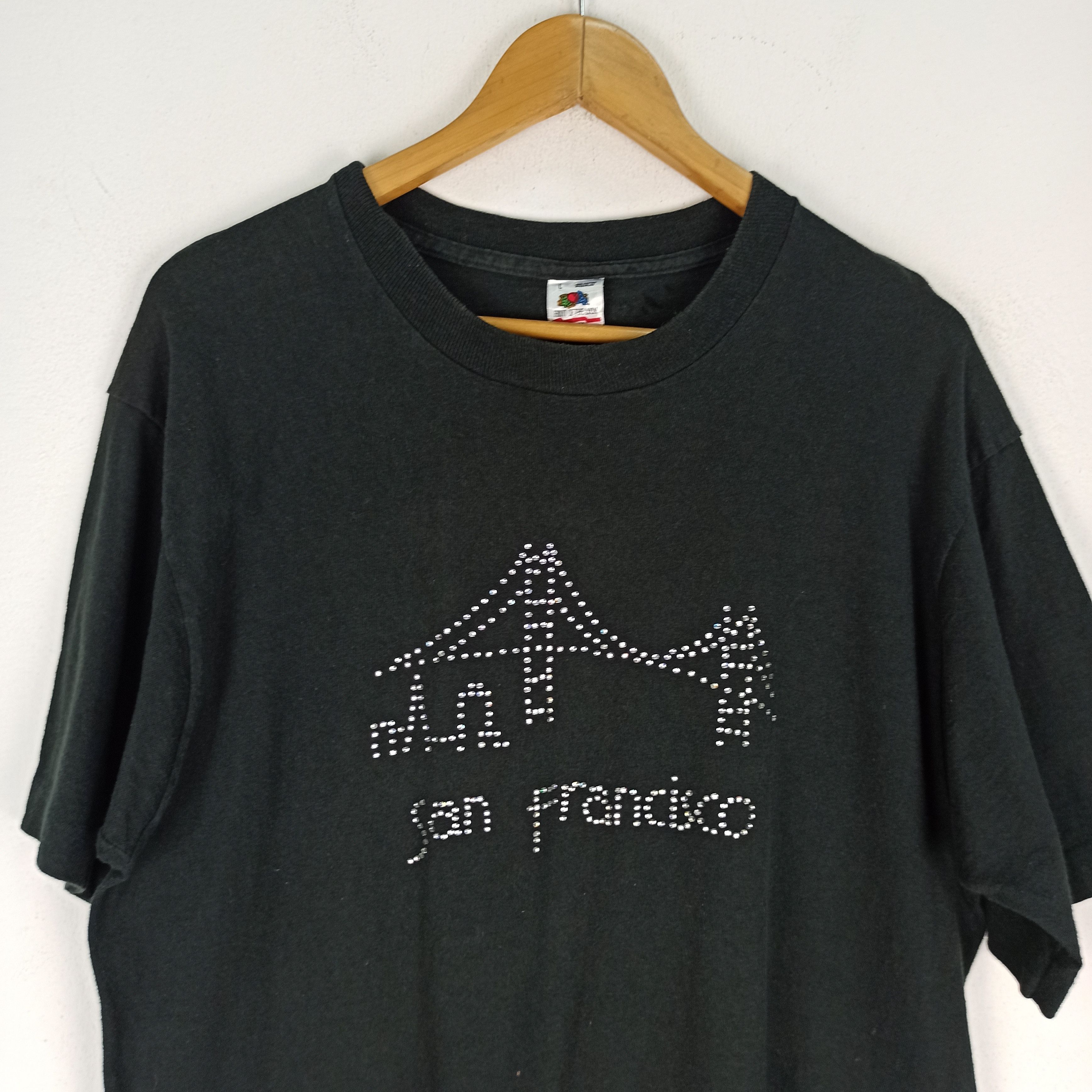 Fruit Of The Loom Vintage San Francisco Logo Cristal Tee Size US L / EU 52-54 / 3 - 2 Thumbnail