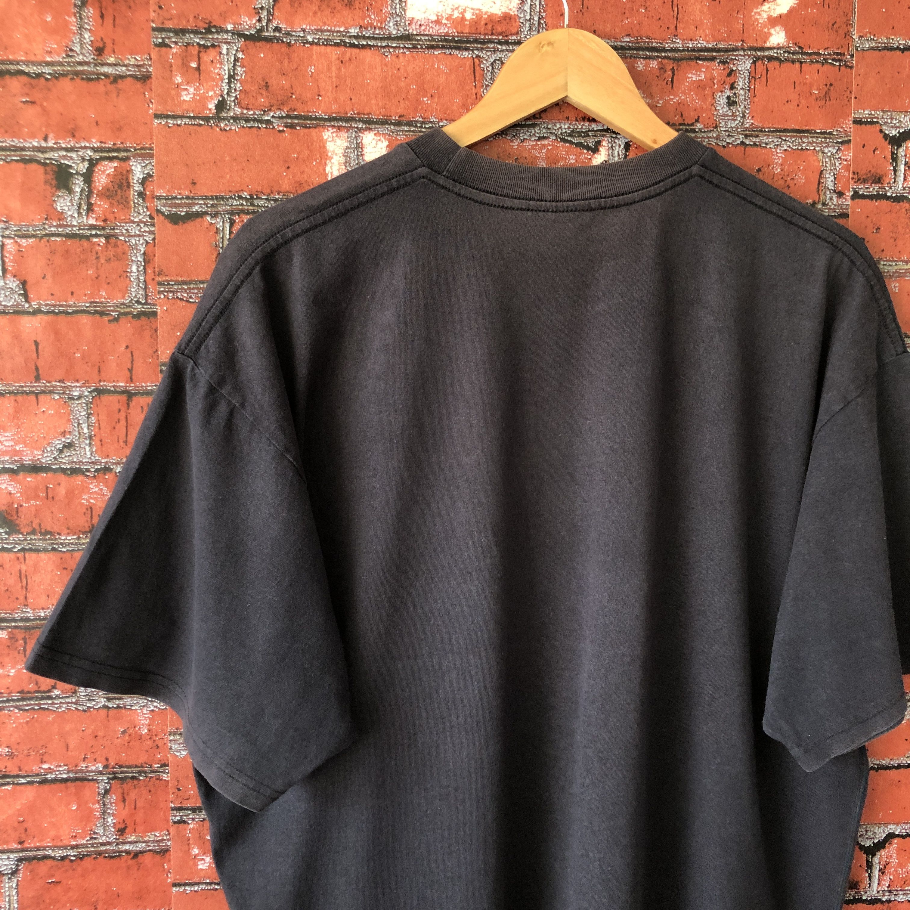 Nike × Vintage Vintage Nike Air Swoosh Big Logo Black Tee Shirt L Big Size Size US L / EU 52-54 / 3 - 8 Thumbnail