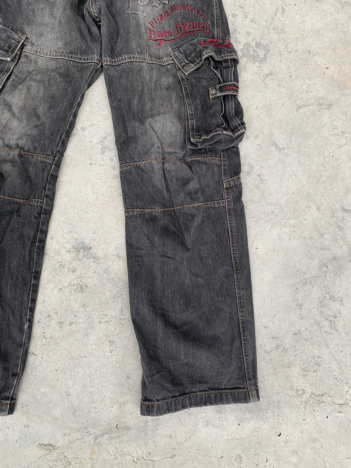 Japanese Brand × Vintage Vintage Piko Hawaii Cargo Jeans Size US 29 - 2 Thumbnail