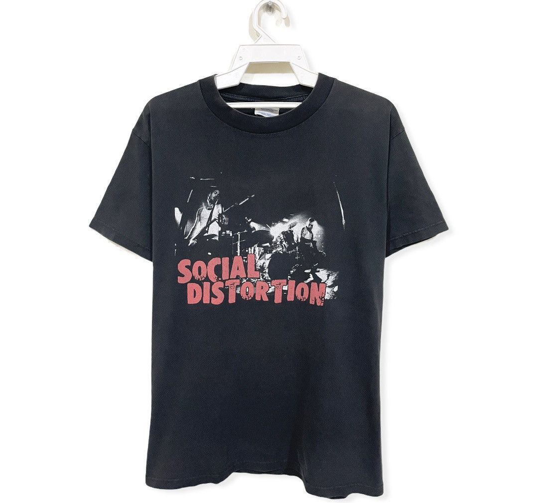Band Tees Vintage Distressed Social Distortion Solarized Tee Size US M / EU 48-50 / 2 - 1 Thumbnail