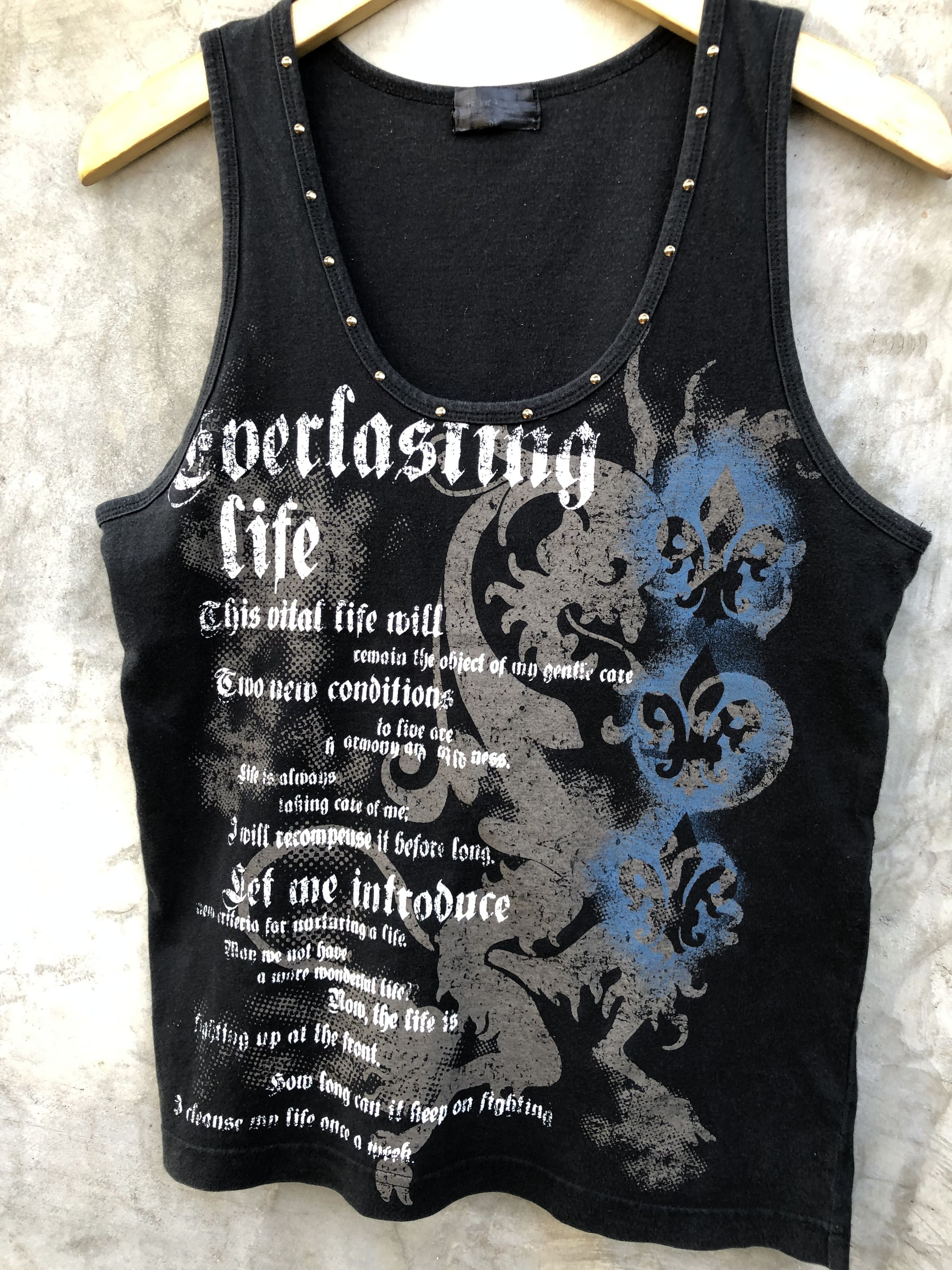 20471120 × If Six Was Nine × Japanese Brand Y2k Japanese Punk Studed tank top Size US M / EU 48-50 / 2 - 2 Thumbnail
