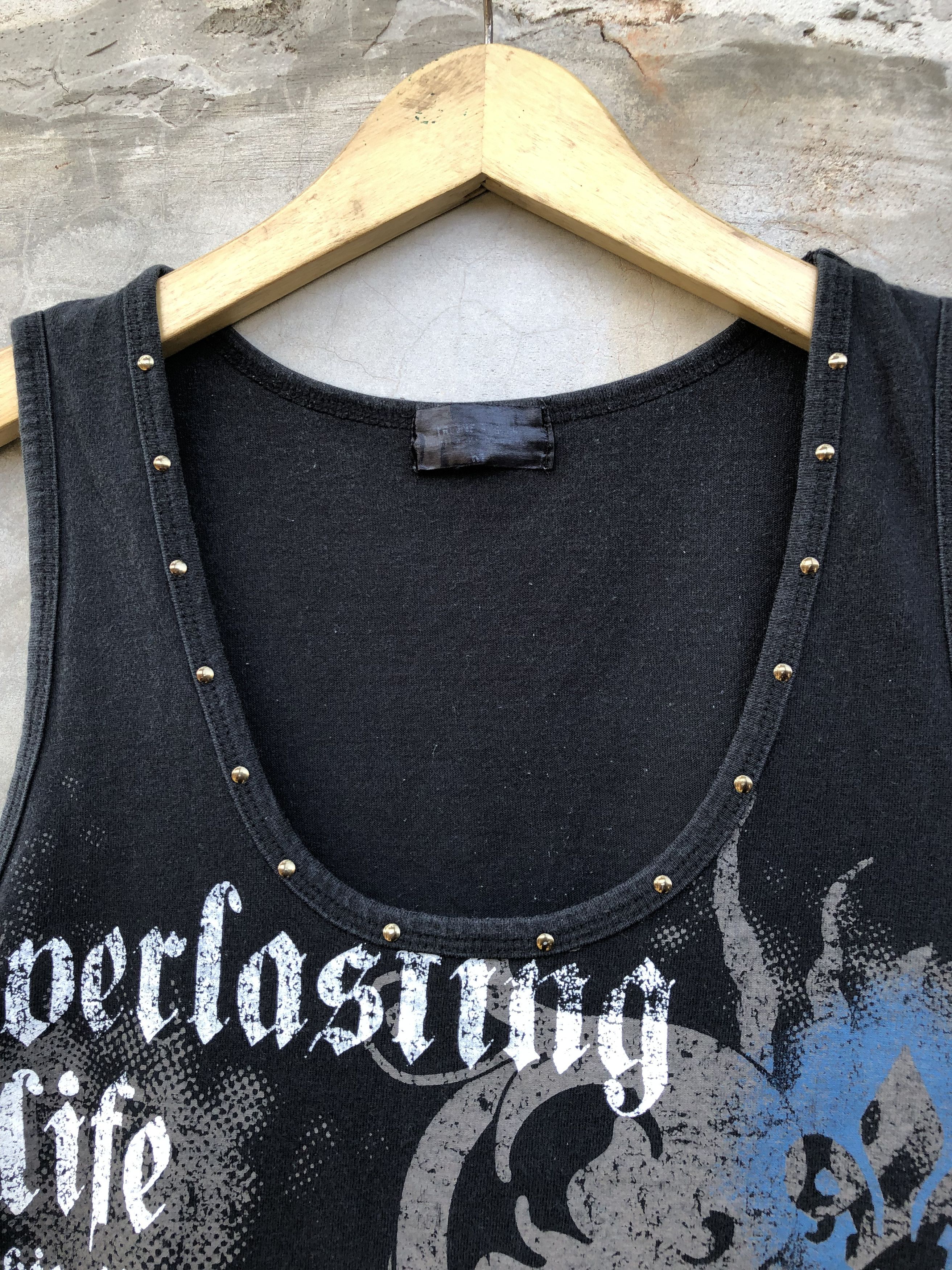 20471120 × If Six Was Nine × Japanese Brand Y2k Japanese Punk Studed tank top Size US M / EU 48-50 / 2 - 3 Thumbnail