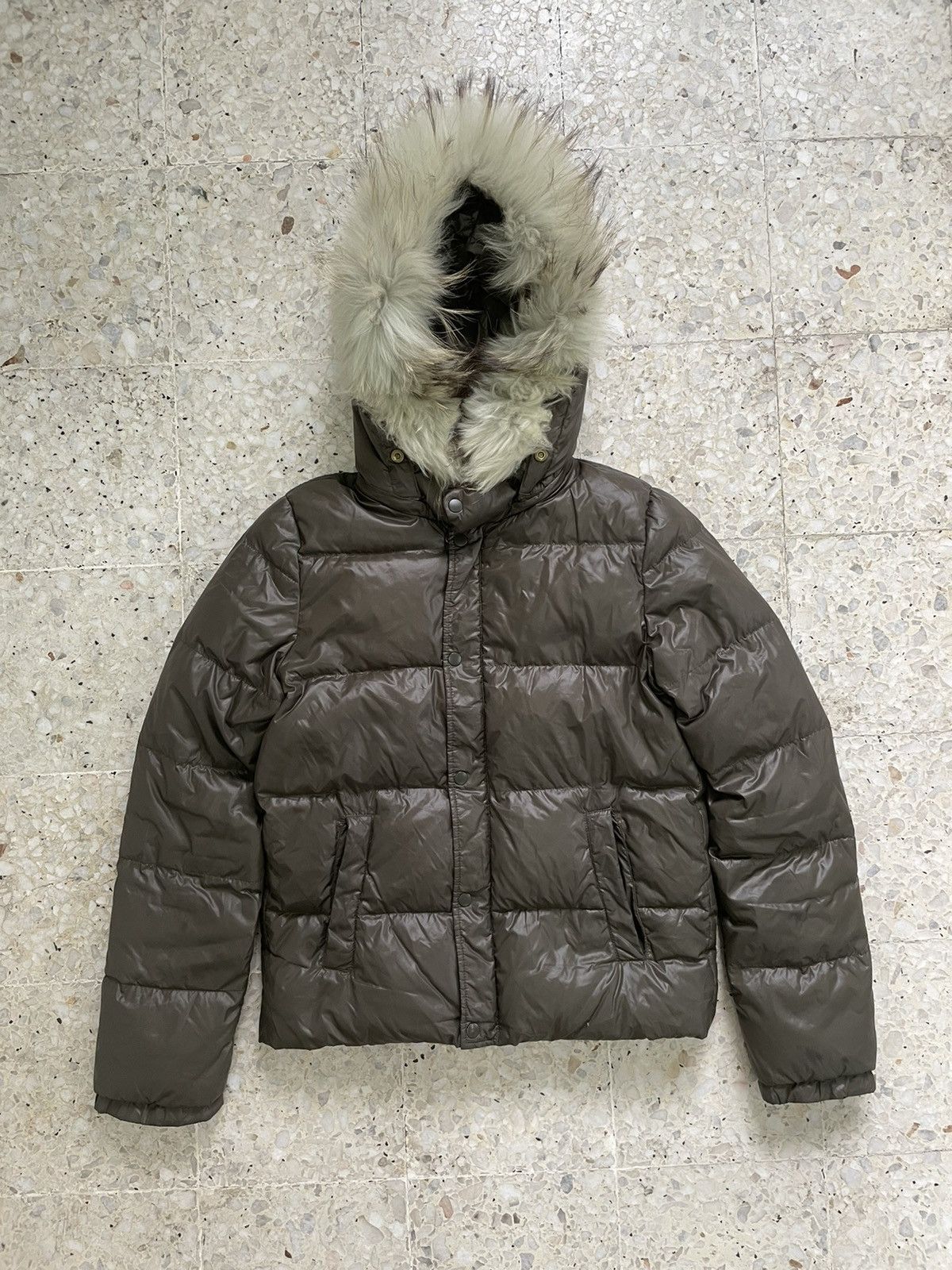 SHIPS Ships White duck down. Raccoon fur lined Size US S / EU 44-46 / 1 - 2 Thumbnail