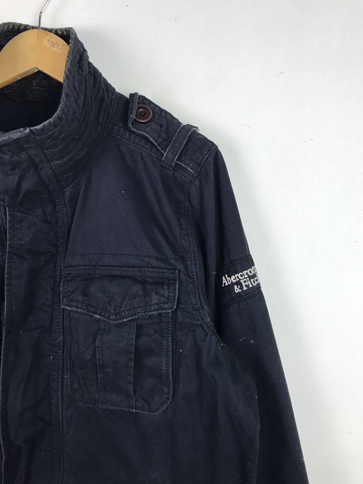 Abercrombie & Fitch Abercrombie Military Style Jacket Rare Design Size US XL / EU 56 / 4 - 4 Thumbnail