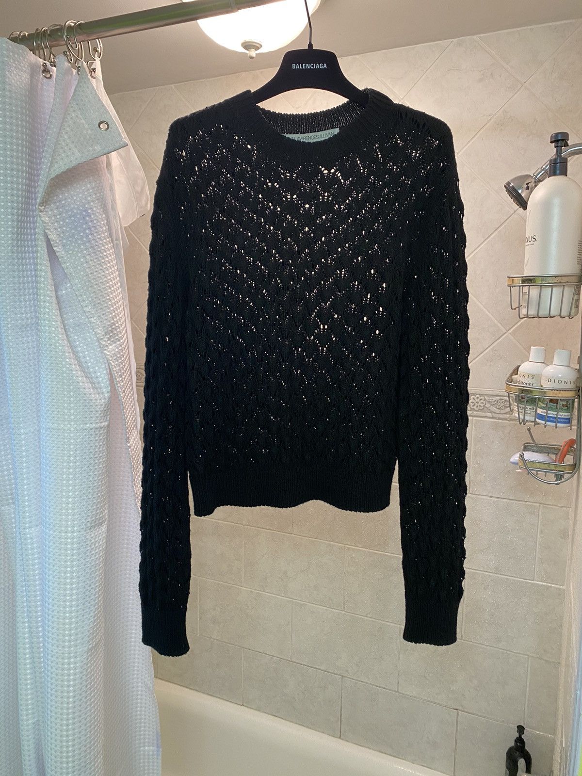 JOHN LAWRENCE SULLIVAN John Lawrence Sullivan black cable knit sz L Size US L / EU 52-54 / 3 - 8 Thumbnail