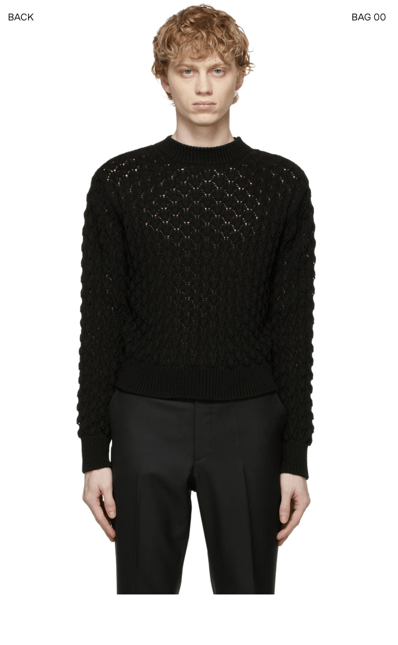 JOHN LAWRENCE SULLIVAN John Lawrence Sullivan black cable knit sz L Size US L / EU 52-54 / 3 - 1 Thumbnail