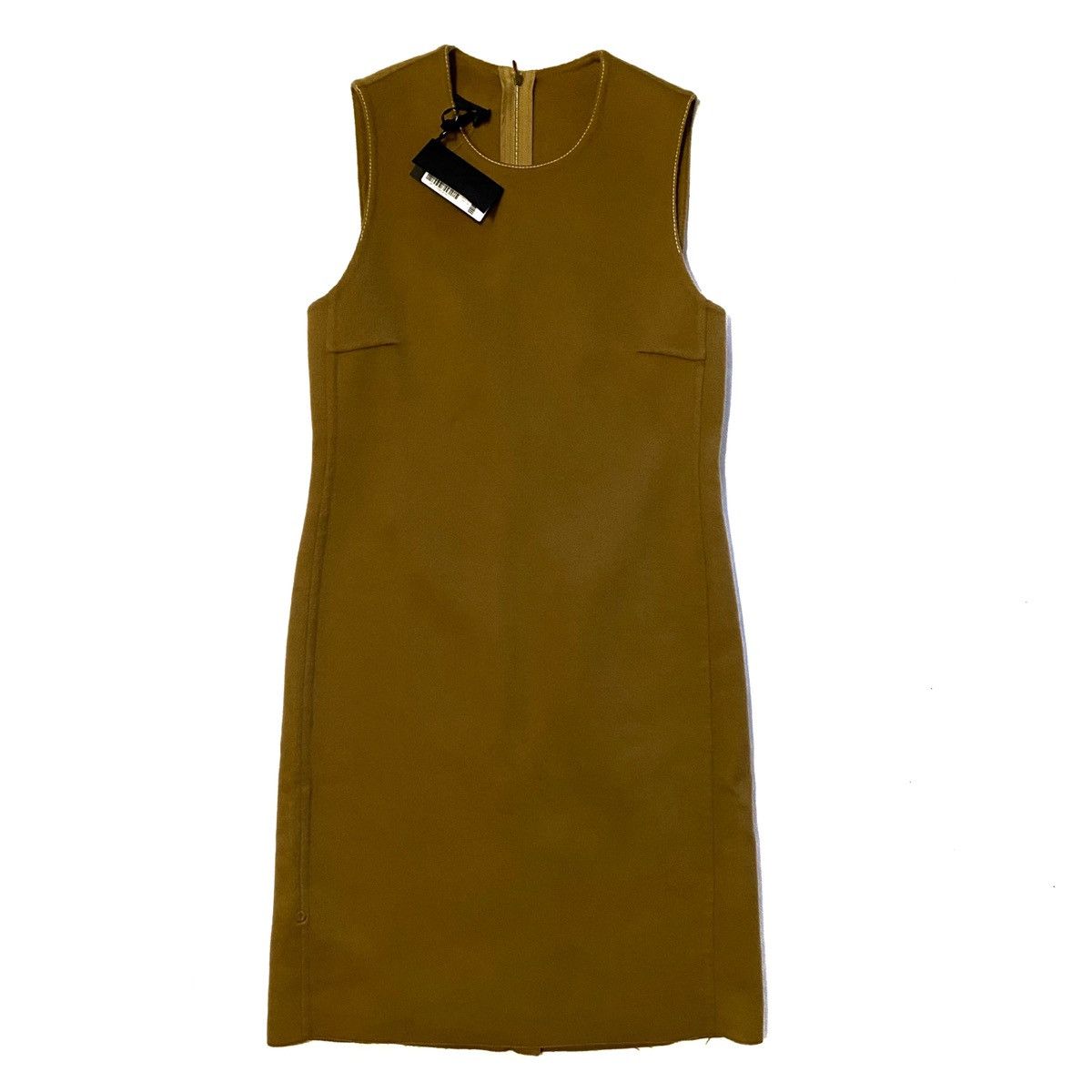 casual olive green maxi dress Calvin Klein Green Strap Dress