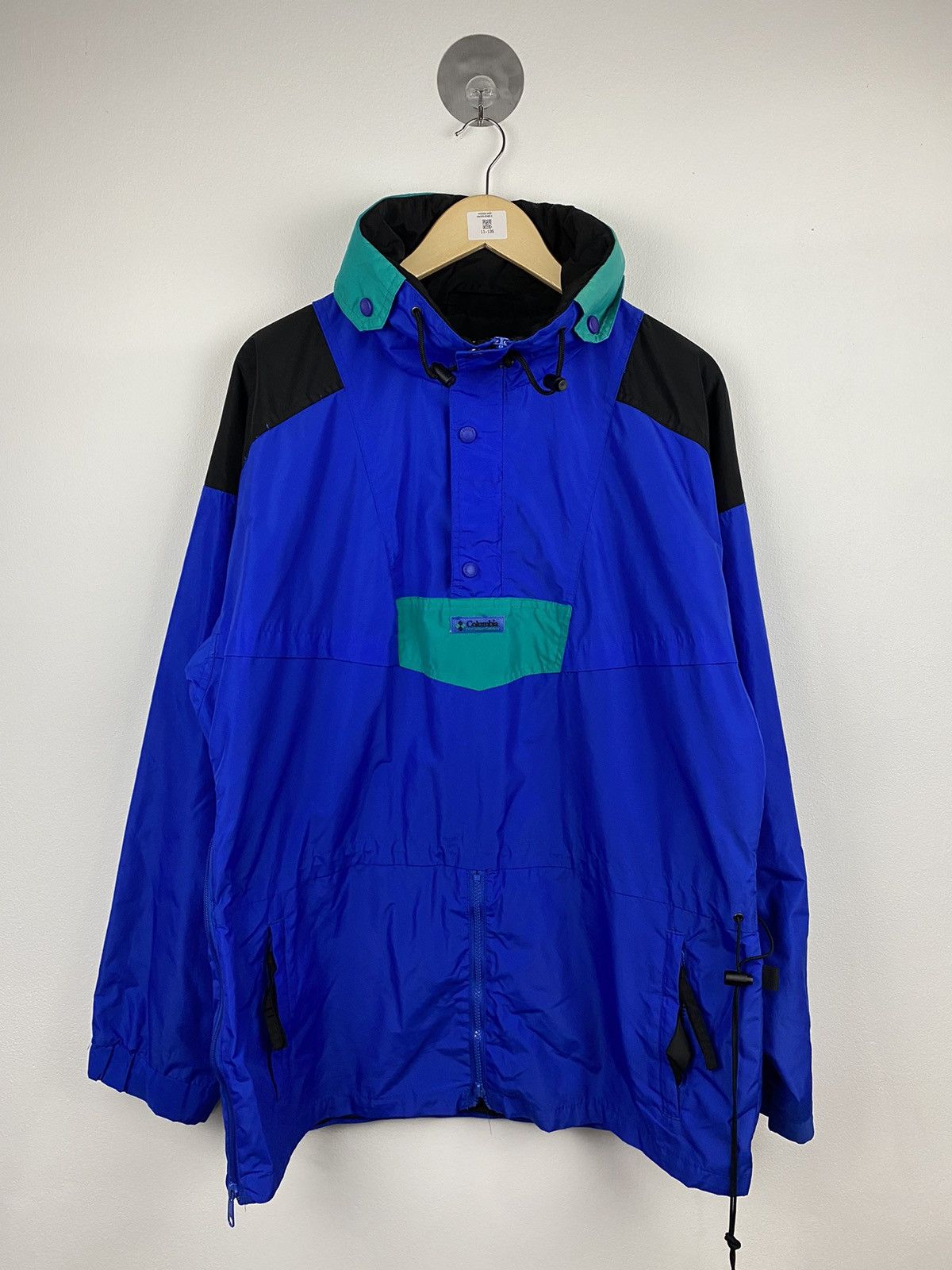 image of Columbia Anorak Jacket in Blue, Men's (Size XL)