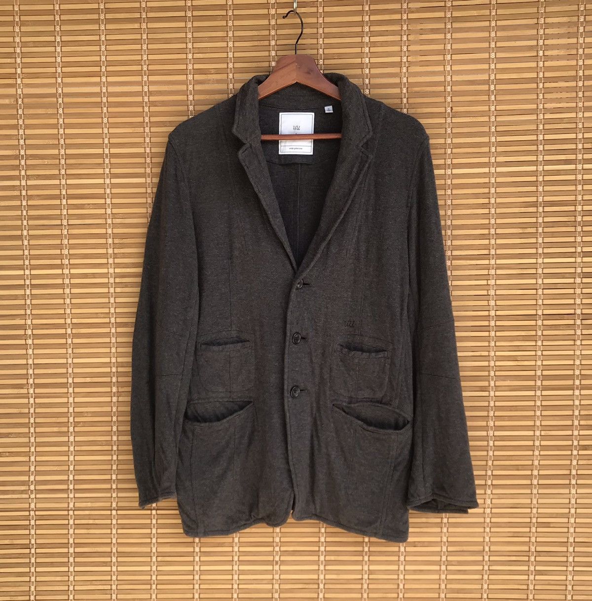 image of Jun Takahashi Light Jacket Cardigan Multipocket in Grey, Men's (Size Medium)